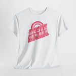 Wit oversized T-shirt voor mama met roze opdruk “BESTE MAMA” op borst