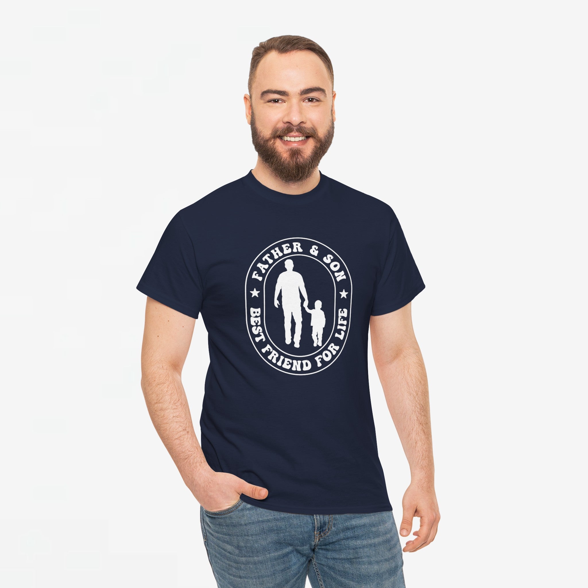 Vaderdag Papa Cadeau - T-shirt - Father & Son Best friend for life - Oversized #20