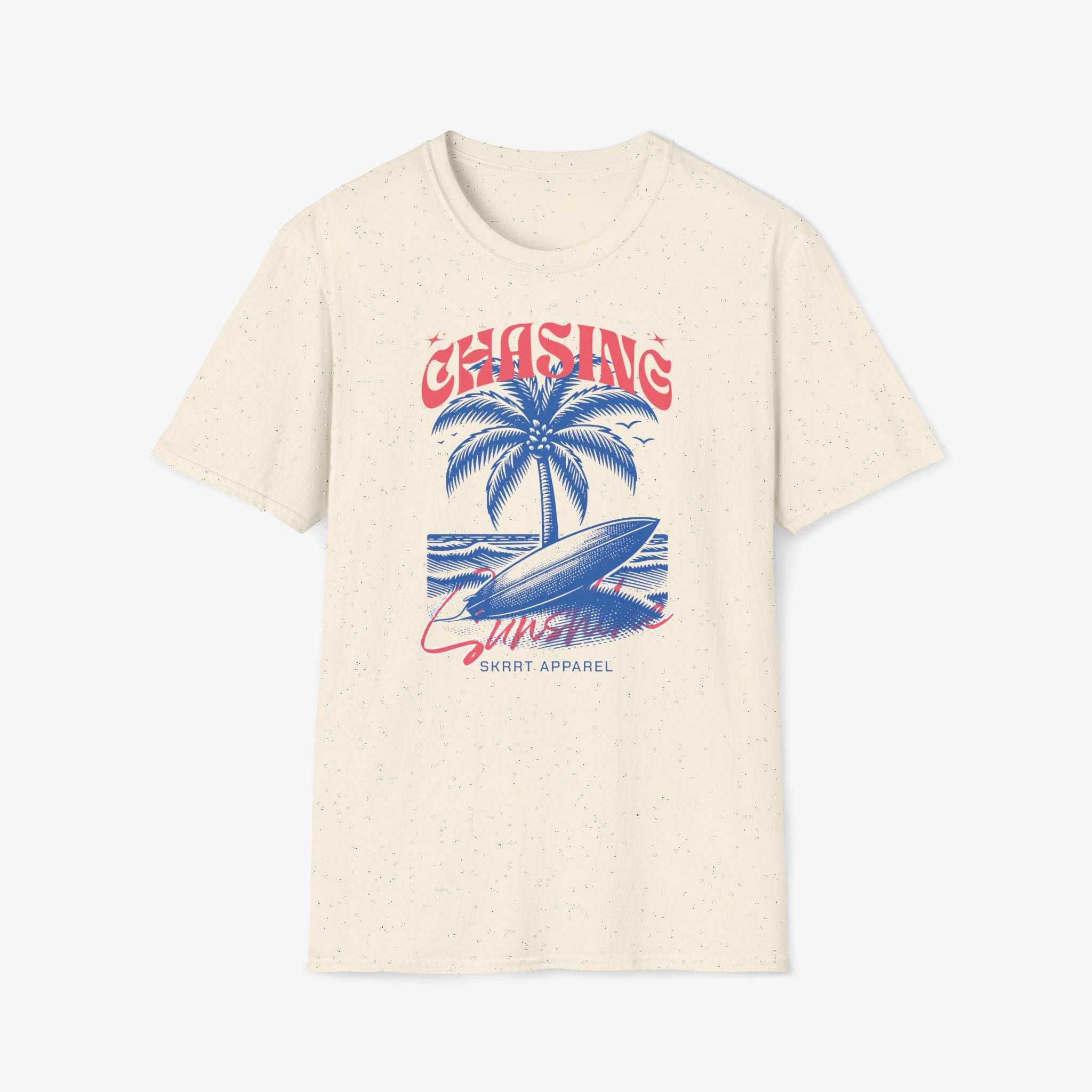Dames Zomer T-shirt met print - Chasing Sunshine | SkrrtShirt