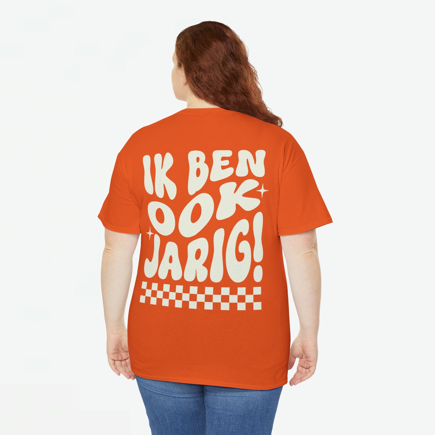 Ik ben ook jarig! | Back Print | Koningsdag T-shirt | Oversized