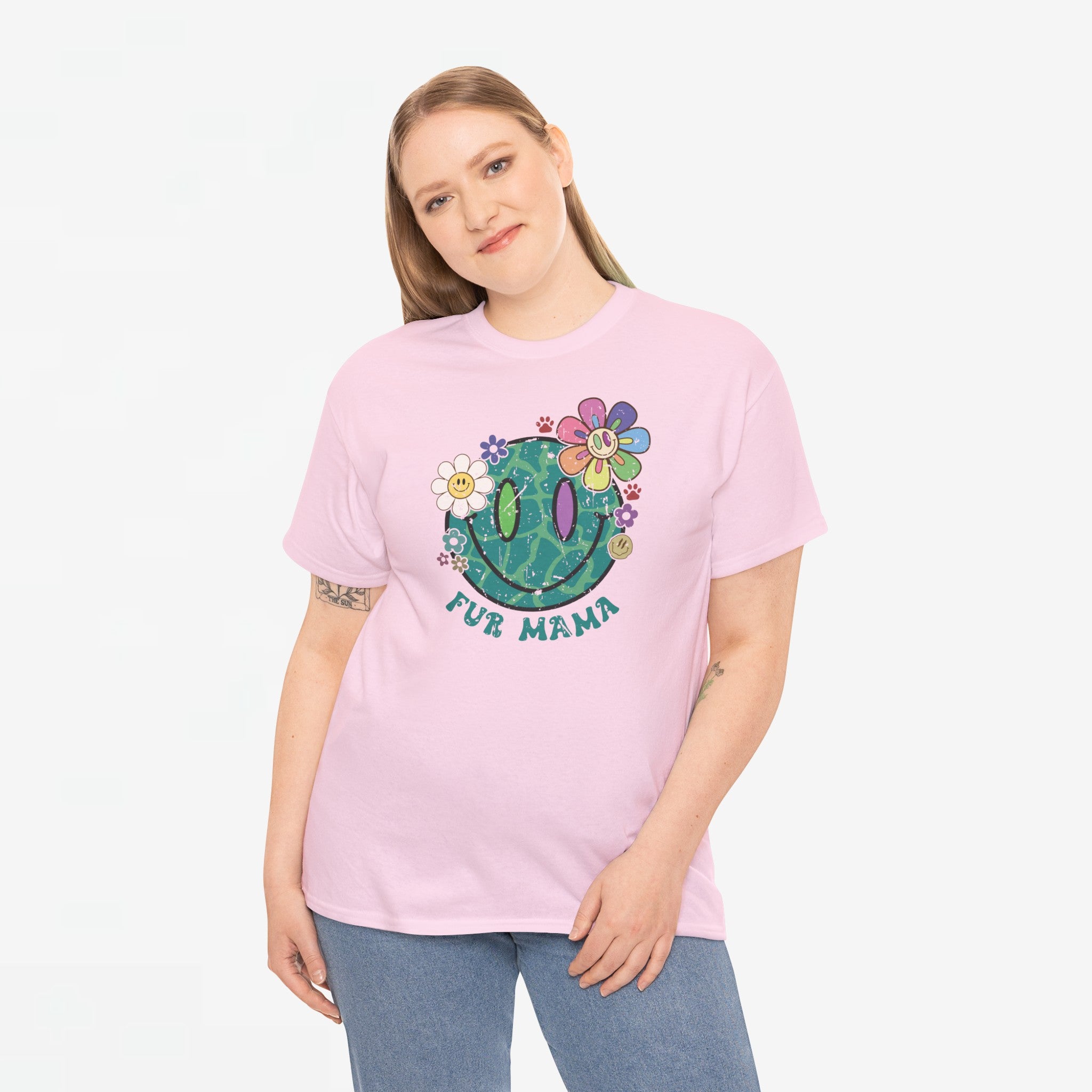 Moederdag Mama Cadeau - T-shirt - Fur Mama - Oversized - #59