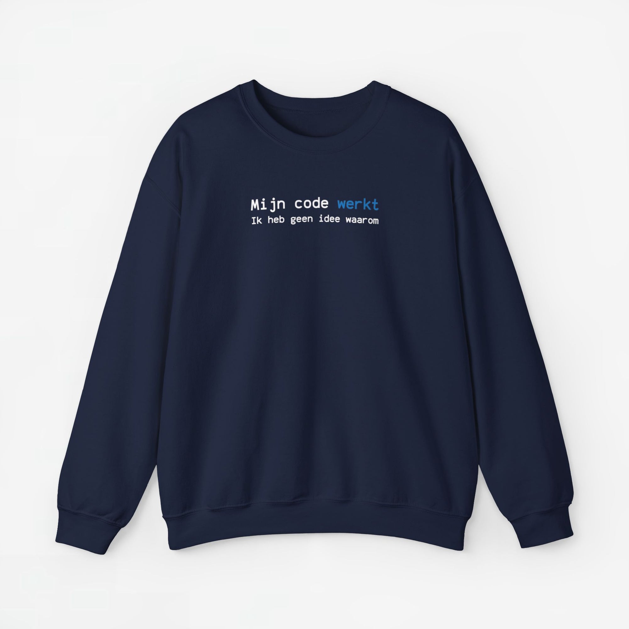 Mijn code werkt - ICT Beroep - Trui met Print voor Hem / Haar