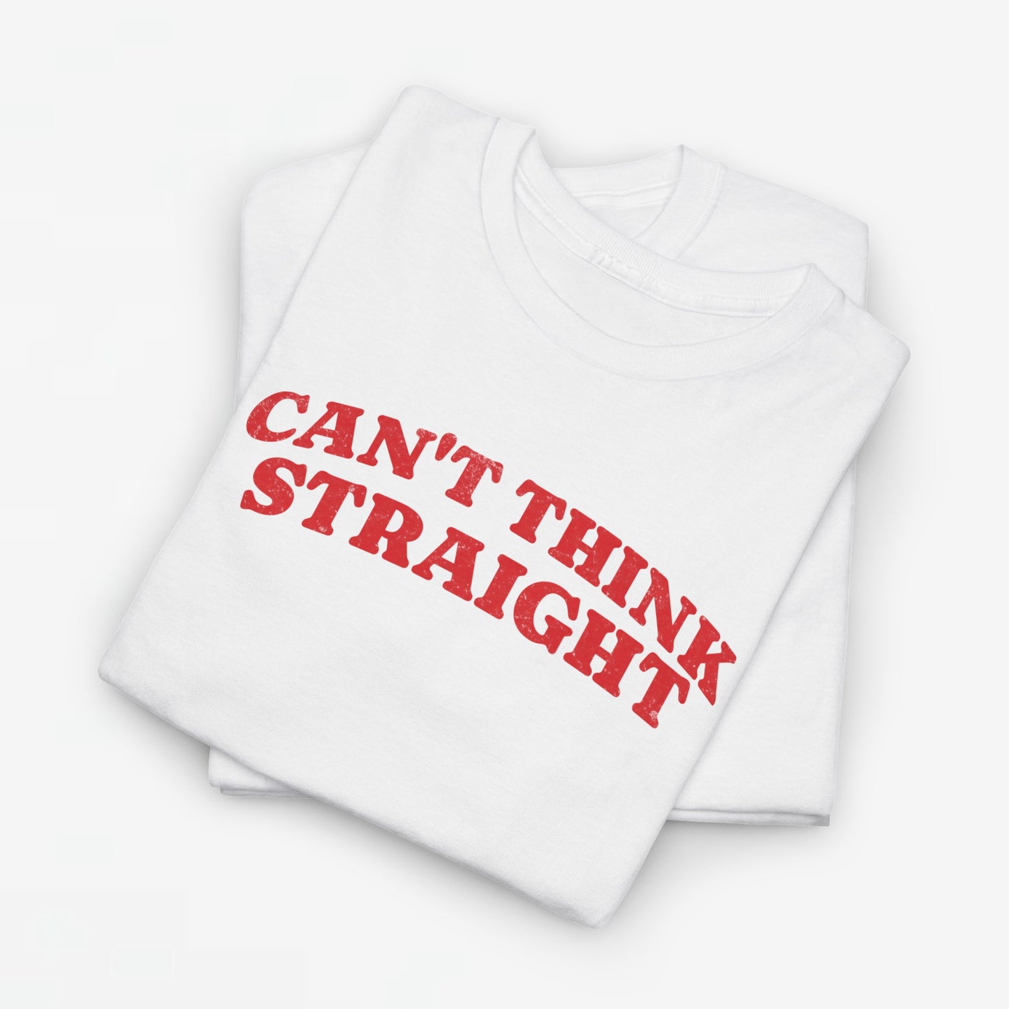 Gay Pride T-shirt -  Can't Think Straight - Oversized Tee