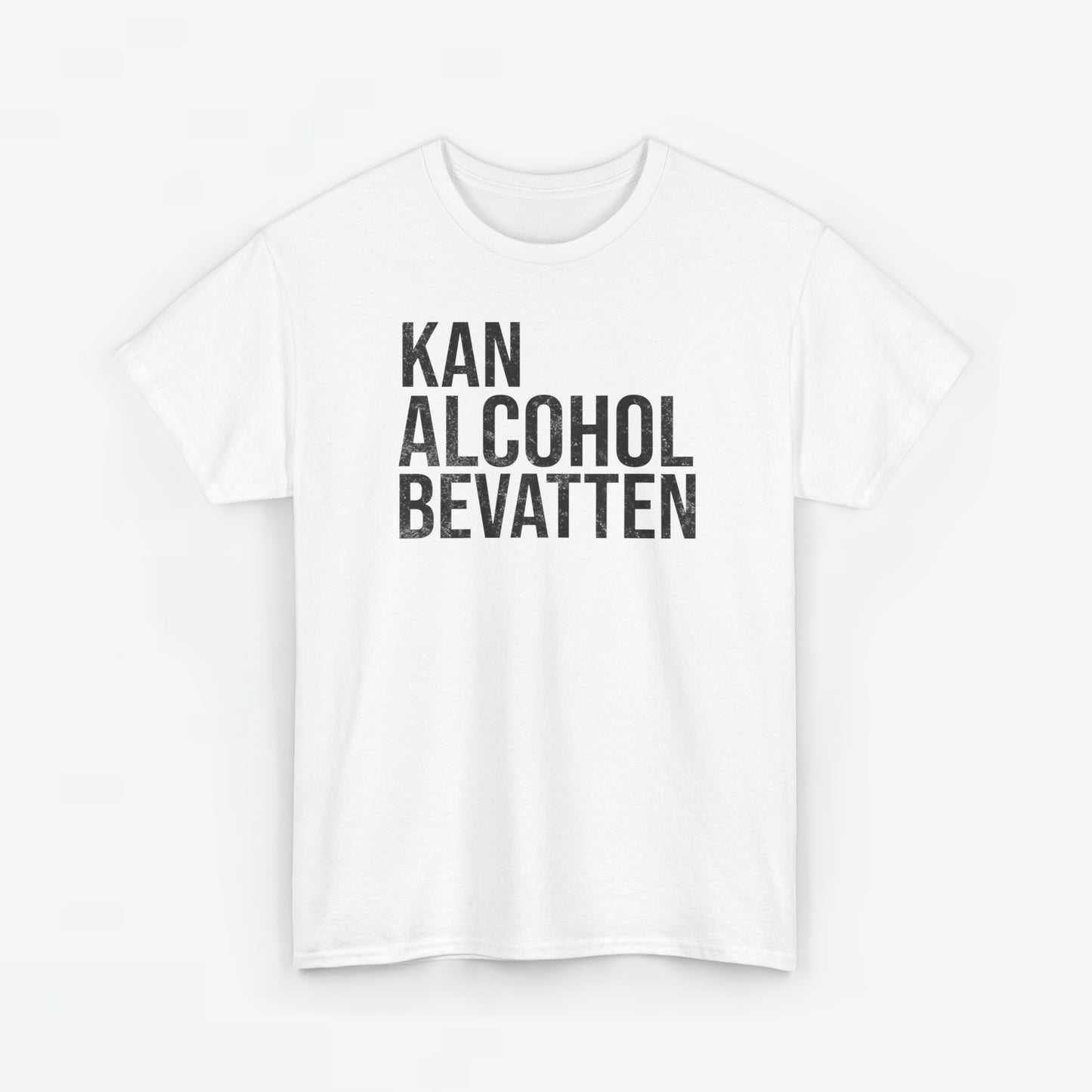 Kan Alcohol Bevatten | Front Print | Koningsdag T-shirt | Oversized