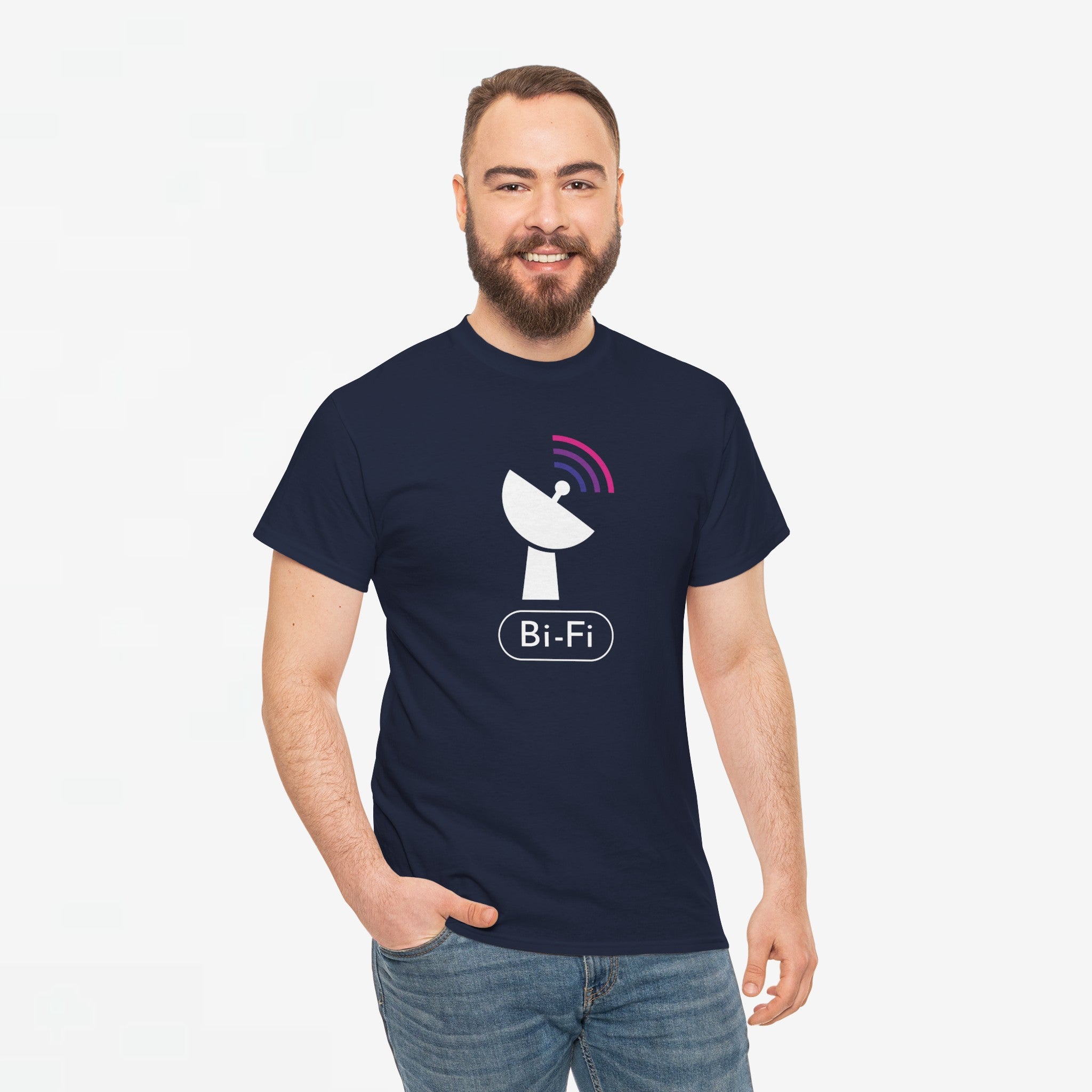 Gay Pride T-shirt - Bi Fi - Oversized #58