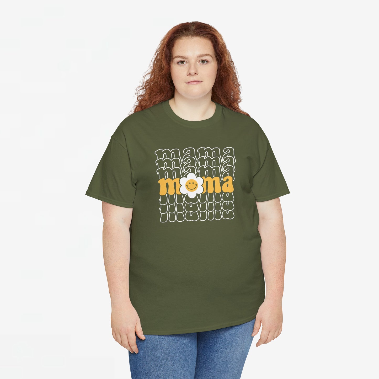 Moederdag Mama Cadeau - T-shirt - Happy Mama - Oversized - #33