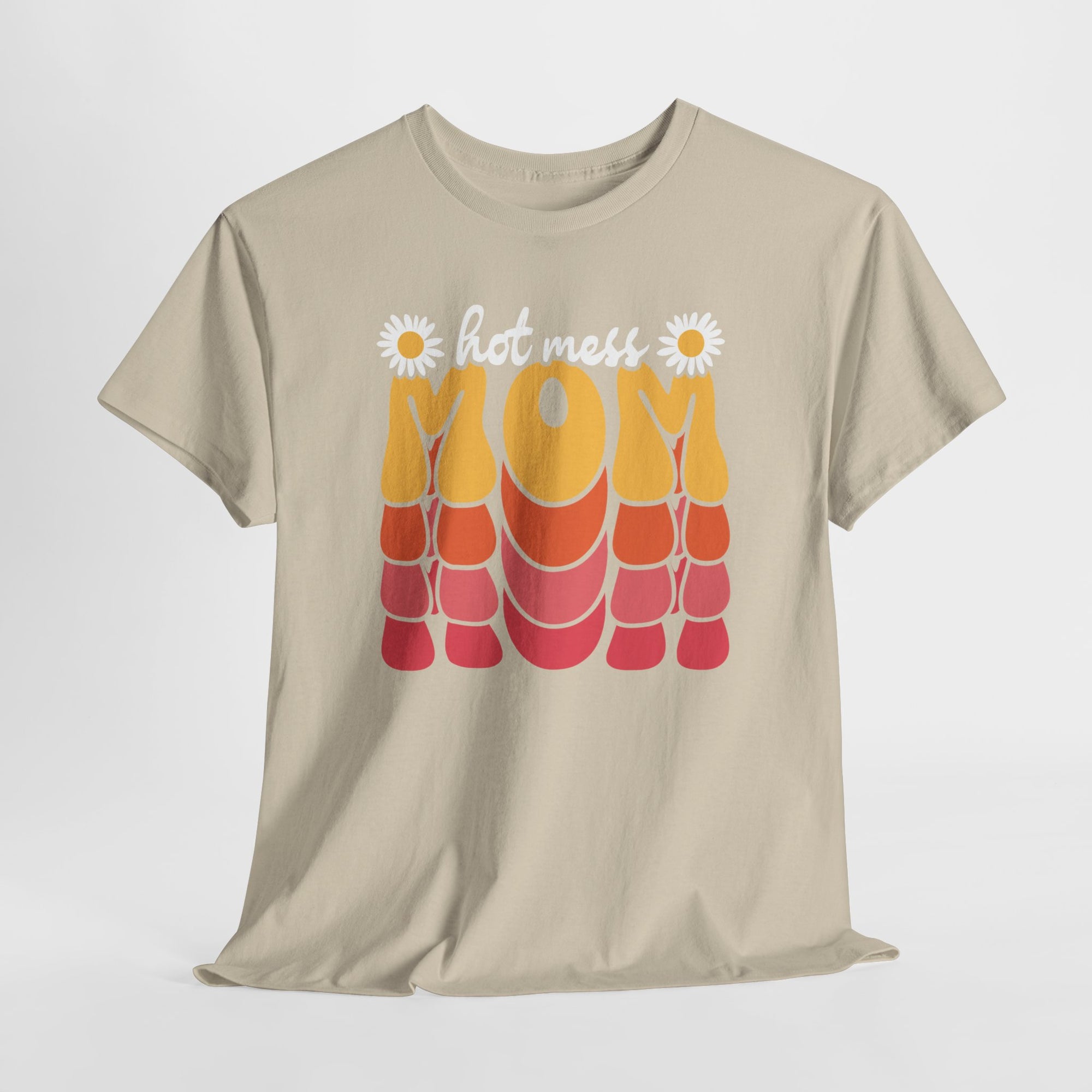 Moederdag Mama Cadeau - T-shirt - Hot Mess Mom - Oversized - #31