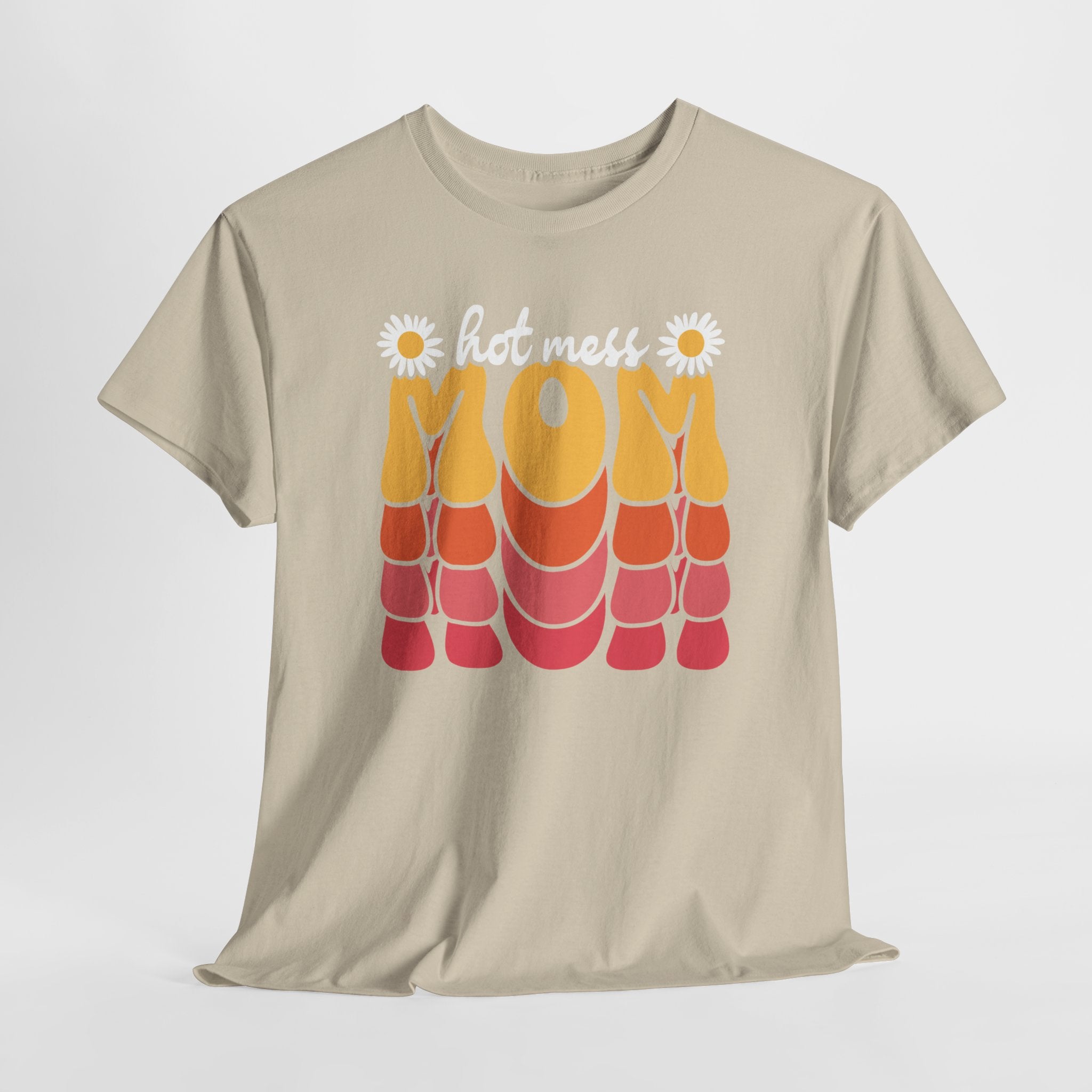 Moederdag Mama Cadeau - T-shirt - Hot Mess Mom - Oversized - #31