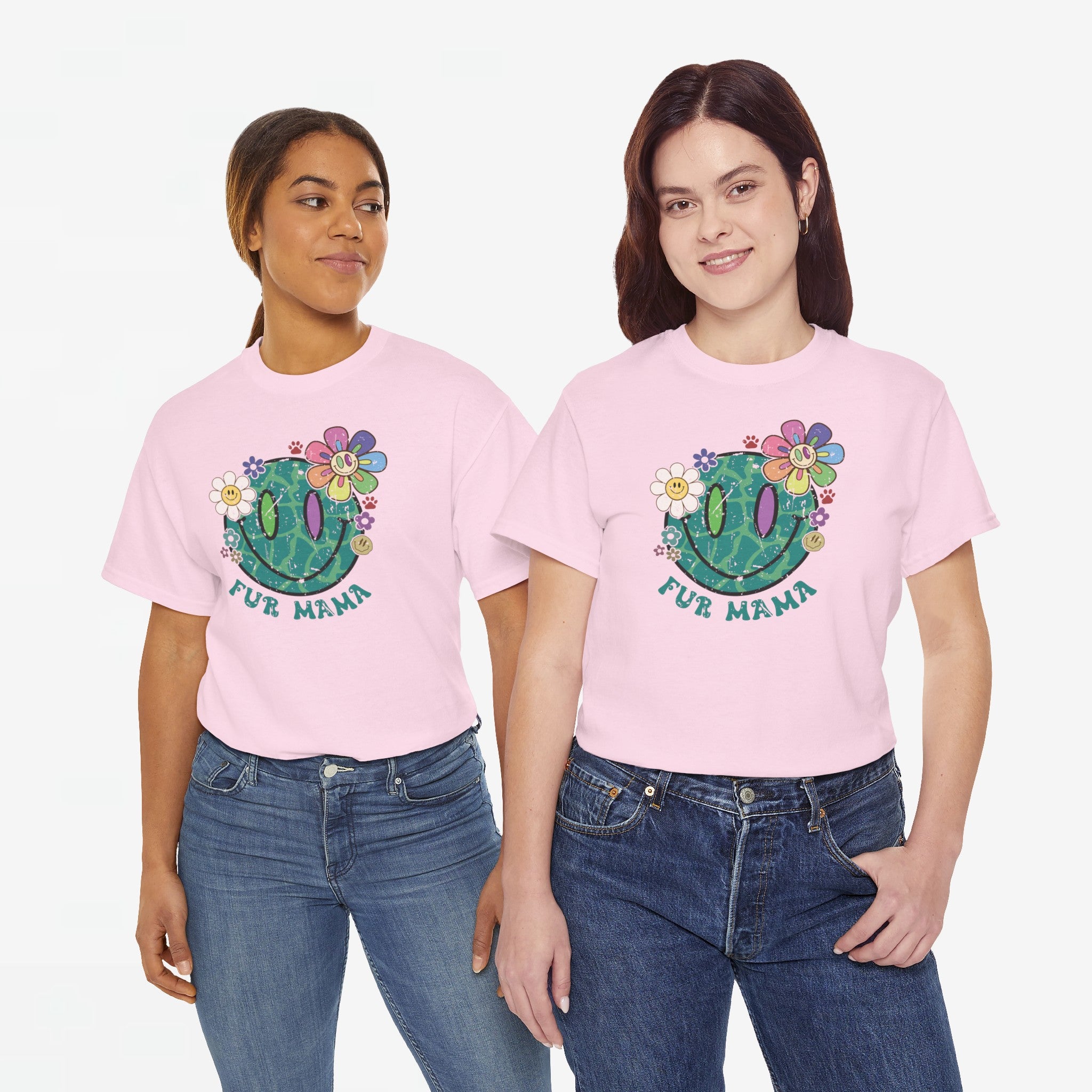Moederdag Mama Cadeau - T-shirt - Fur Mama - Oversized - #59