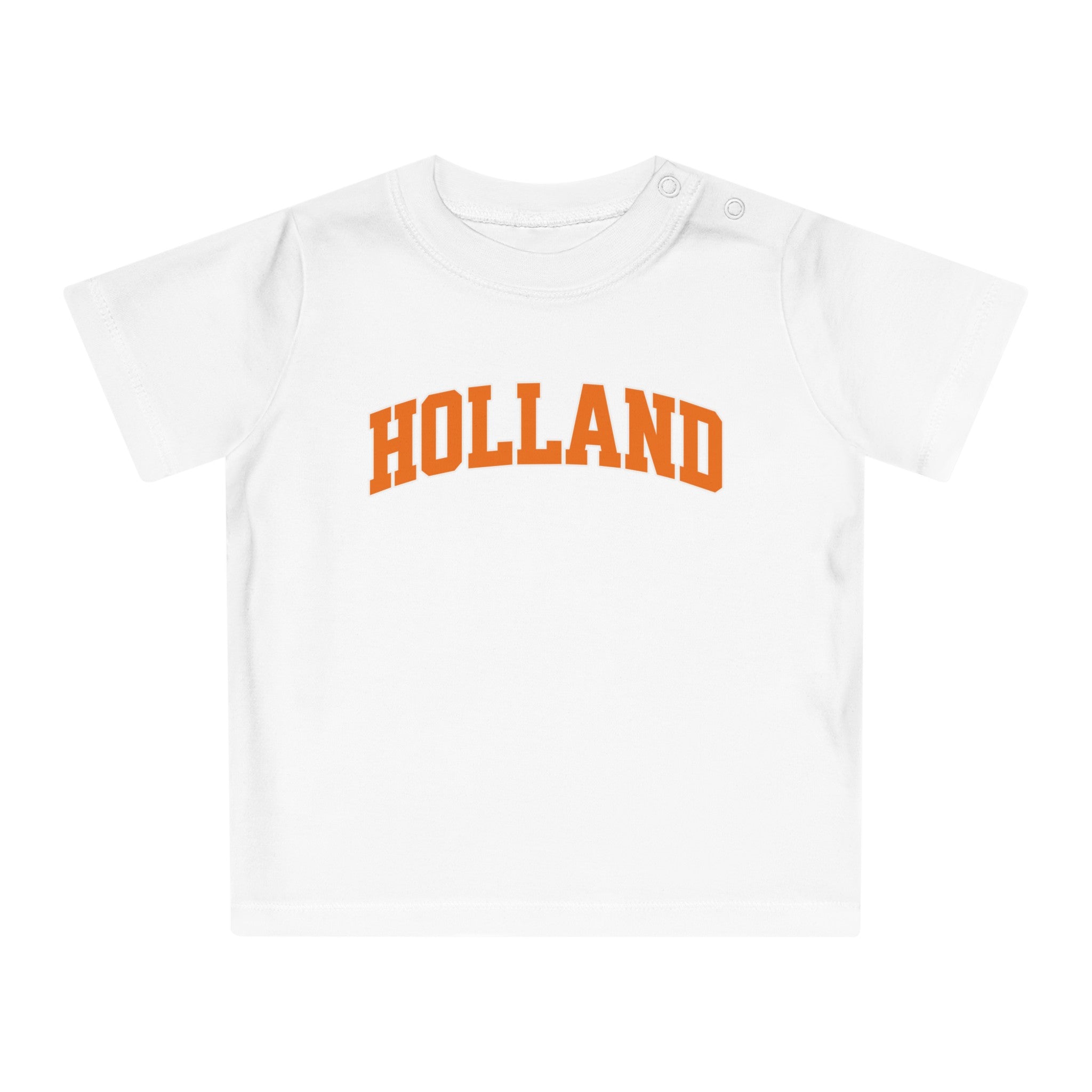 Baby T-shirt voor EK, WK en Koningsdag - HOLLAND
