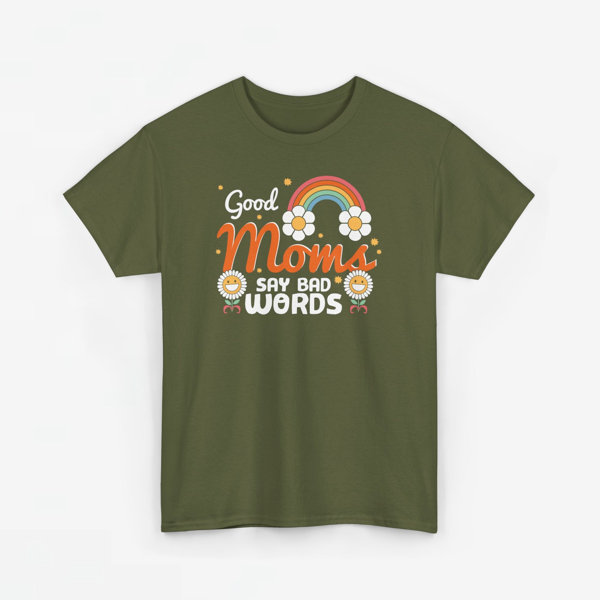 Moederdag Mama Cadeau - T-shirt - Good Moms Say Bad Words - Oversized - #38