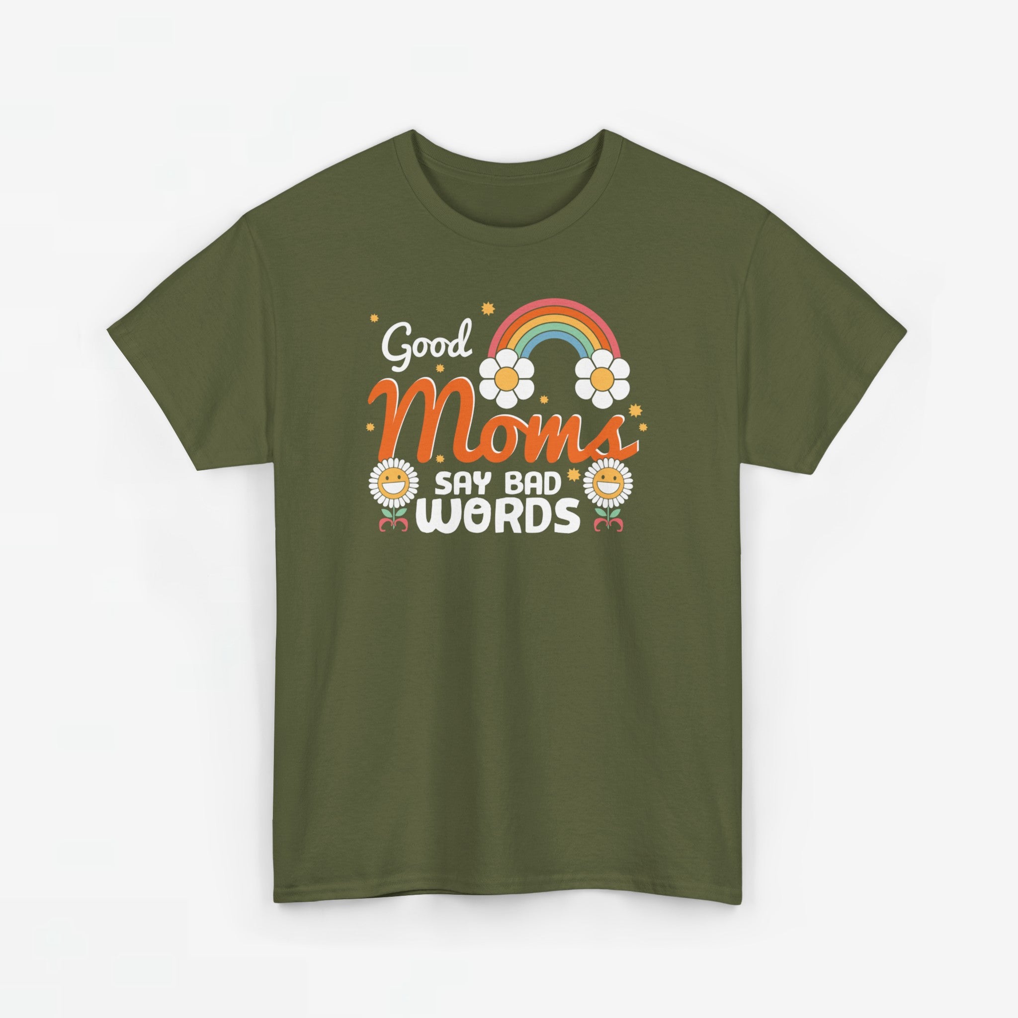 Moederdag Mama Cadeau - T-shirt - Good Moms Say Bad Words - Oversized - #38