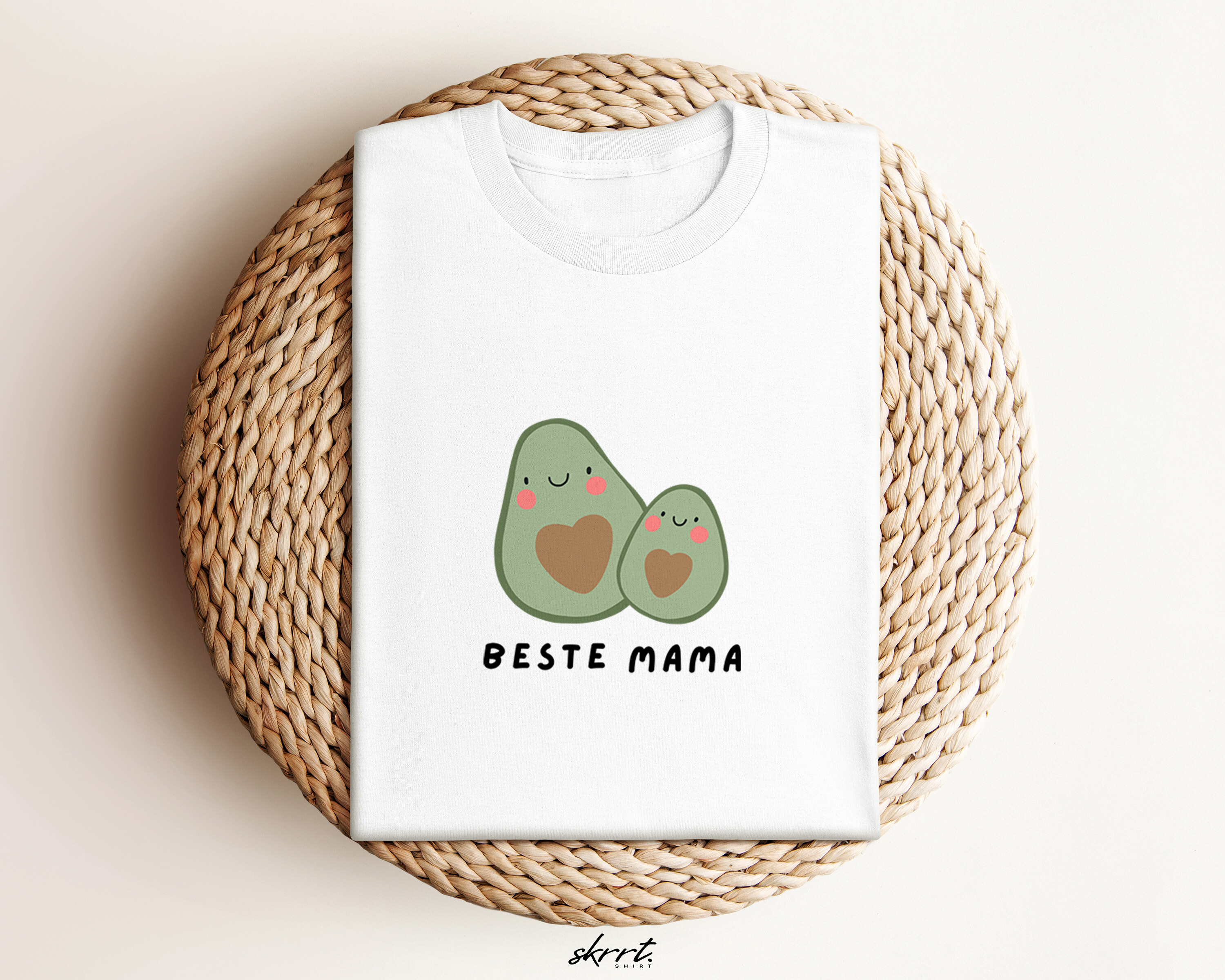 Moederdag Mama Cadeau - T-shirt - Beste Mama Avocado - Oversized - #18