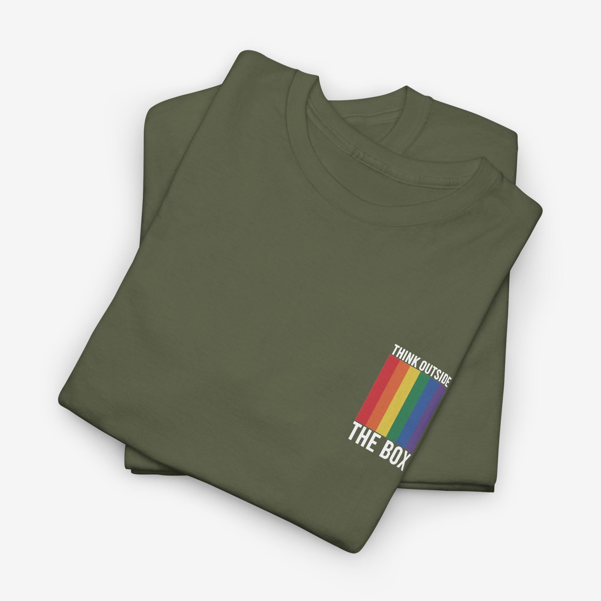 Gay Pride T-shirt - Think Outside The Box | SkrrtShirt