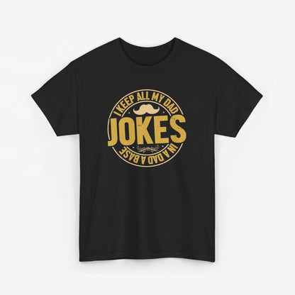 Vaderdag Papa Cadeau - T-shirt - I keep all my Dad Jokes in a Dad-a-base  - Oversized #37