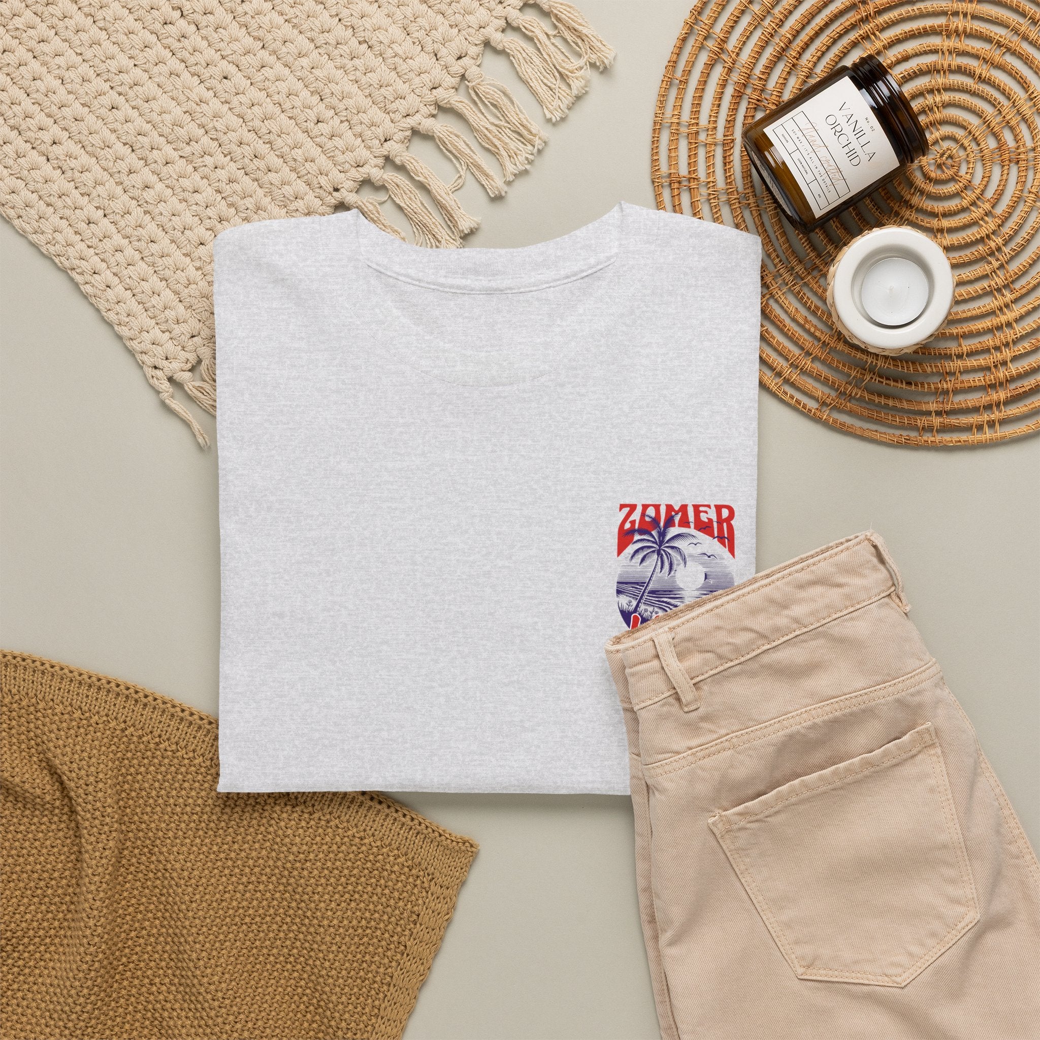 Zomer T-shirt voor Heren - Skrrtshirt Zomervakantie Oversized Tee #1 - Zomer Vibes