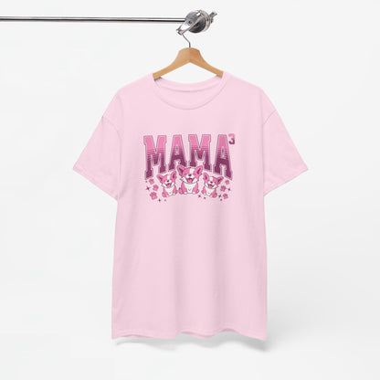 Moederdag Mama Cadeau - T-shirt - Mama van 3 - Oversized - #92