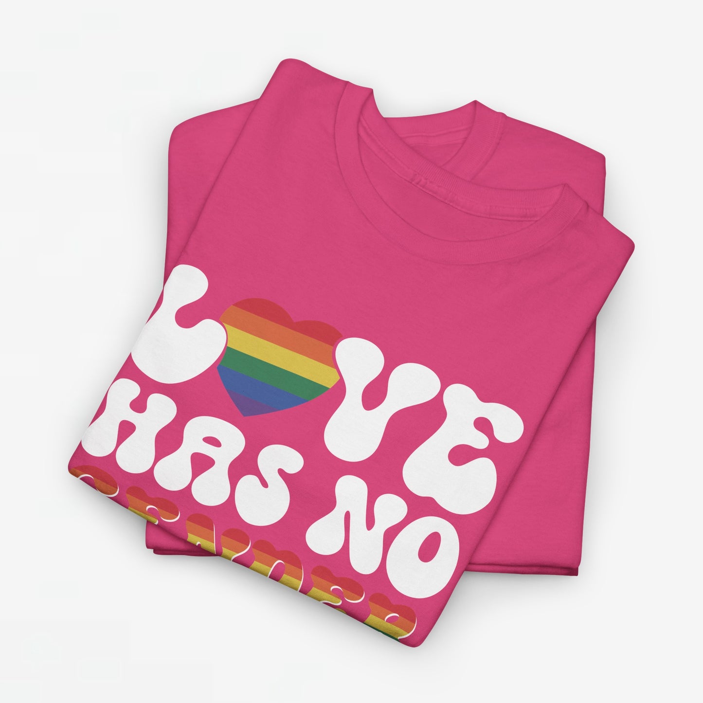 Gay Pride T-shirt - Love Has No Gender - Oversized #20