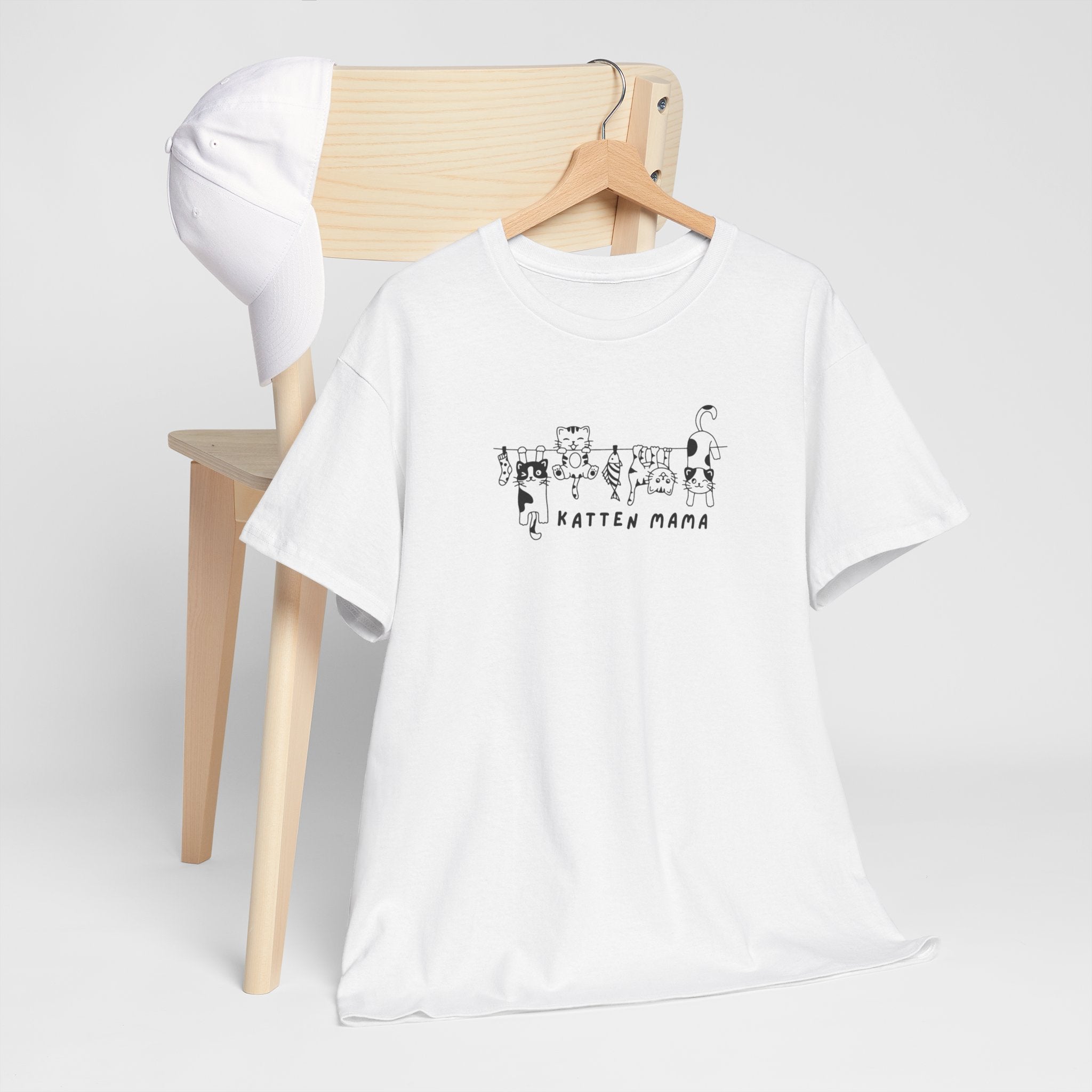 Moederdag Mama Cadeau - T-shirt - Katten Mama - Oversized - #63