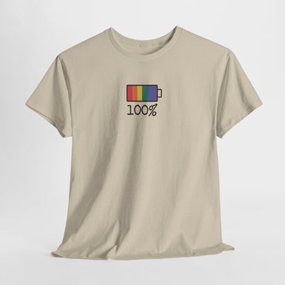 Gay Pride T-shirt - 100% Regenboog - Oversized #33