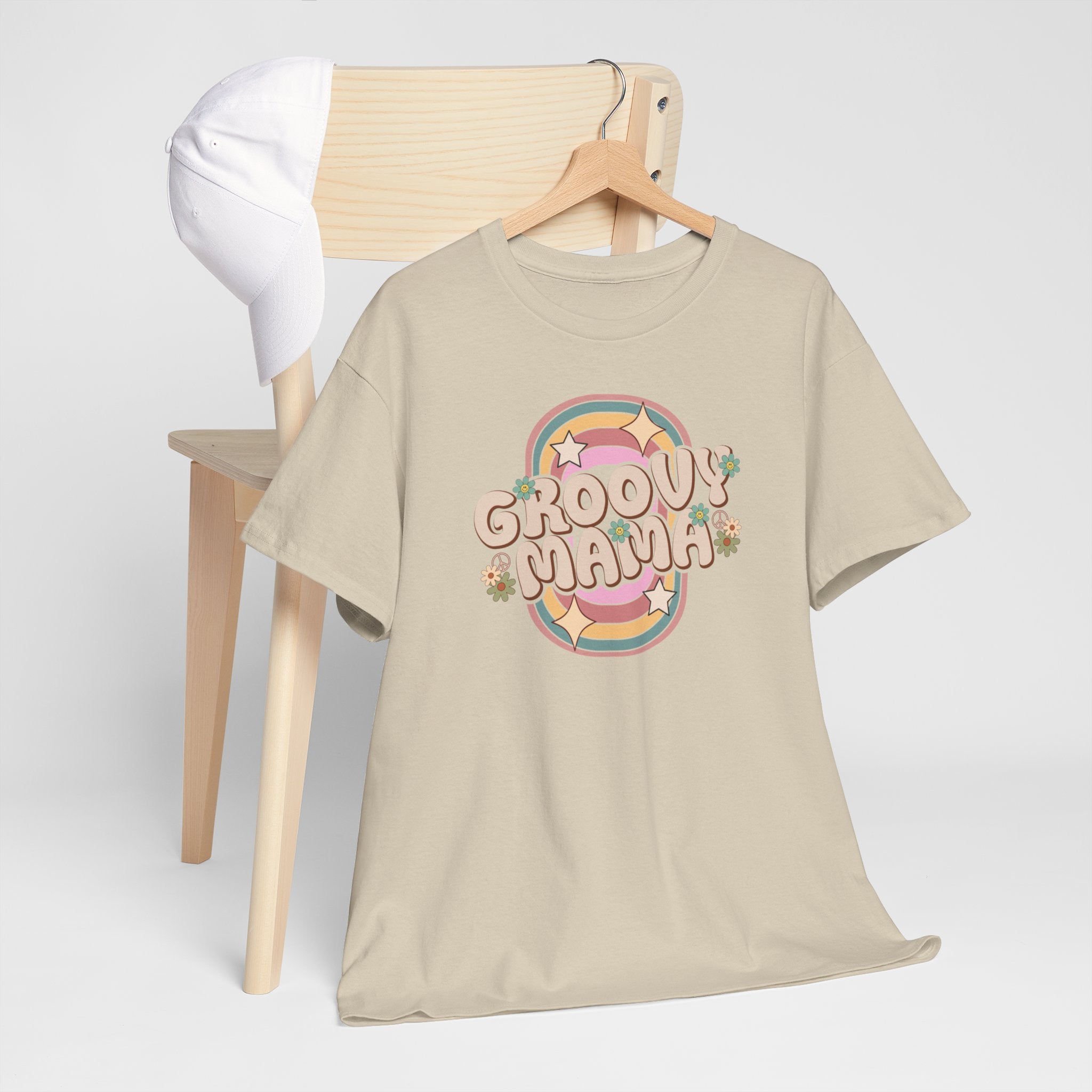 Moederdag Mama Cadeau - T-shirt - Groovy Mama - Oversized - #45
