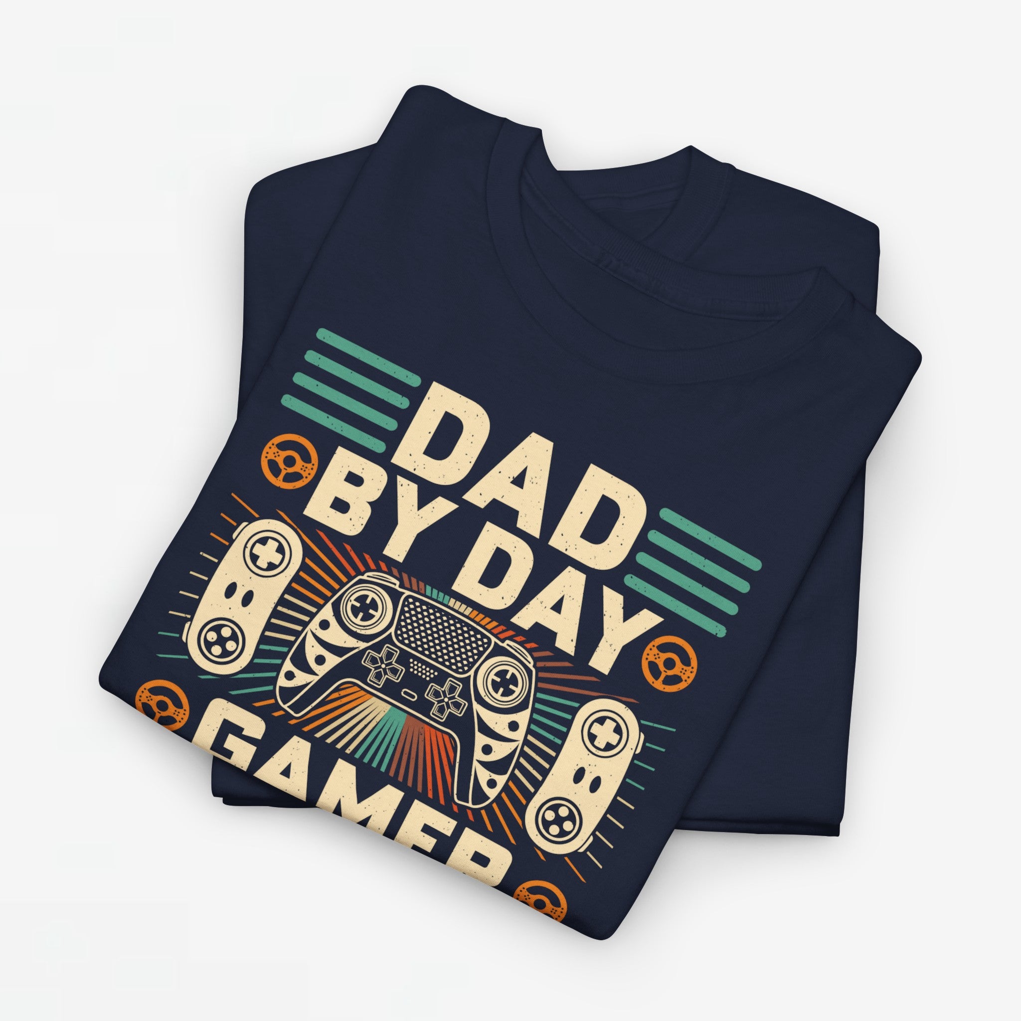 Vaderdag Papa Cadeau - T-shirt - Dad by Day, Gamer by Night - Oversized #6
