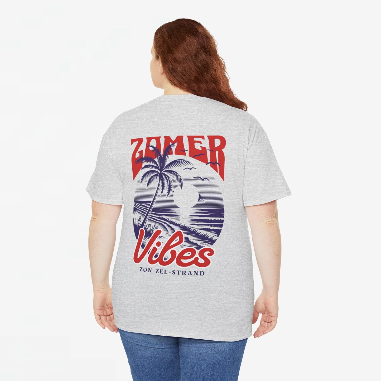 Zomer T-shirt voor Dames - Skrrtshirt Zomervakantie Oversized Tee #1 - Zomer Vibes