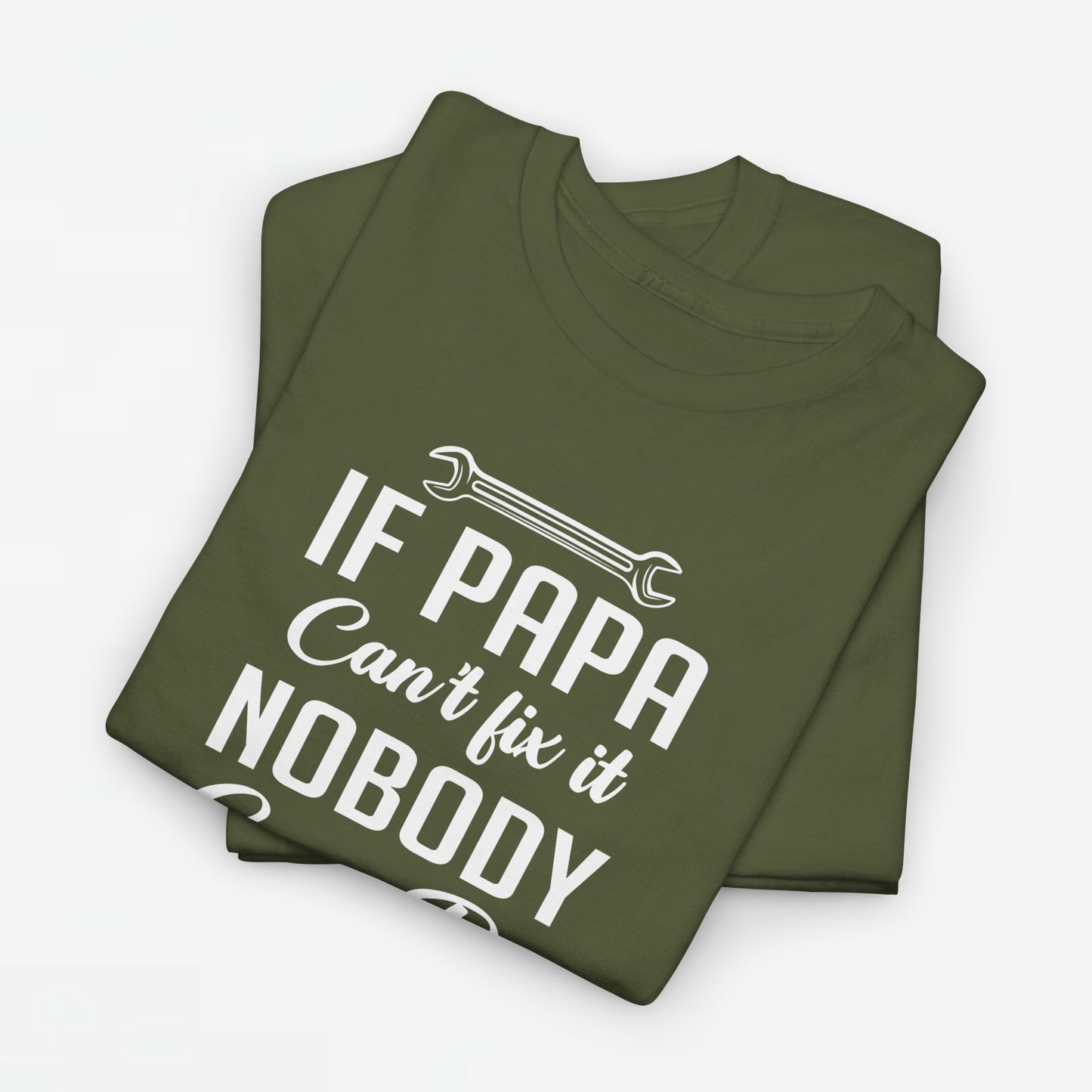 Vaderdag Papa Cadeau - T-shirt - If Papa can't fix it, nobody can do - Oversized #56