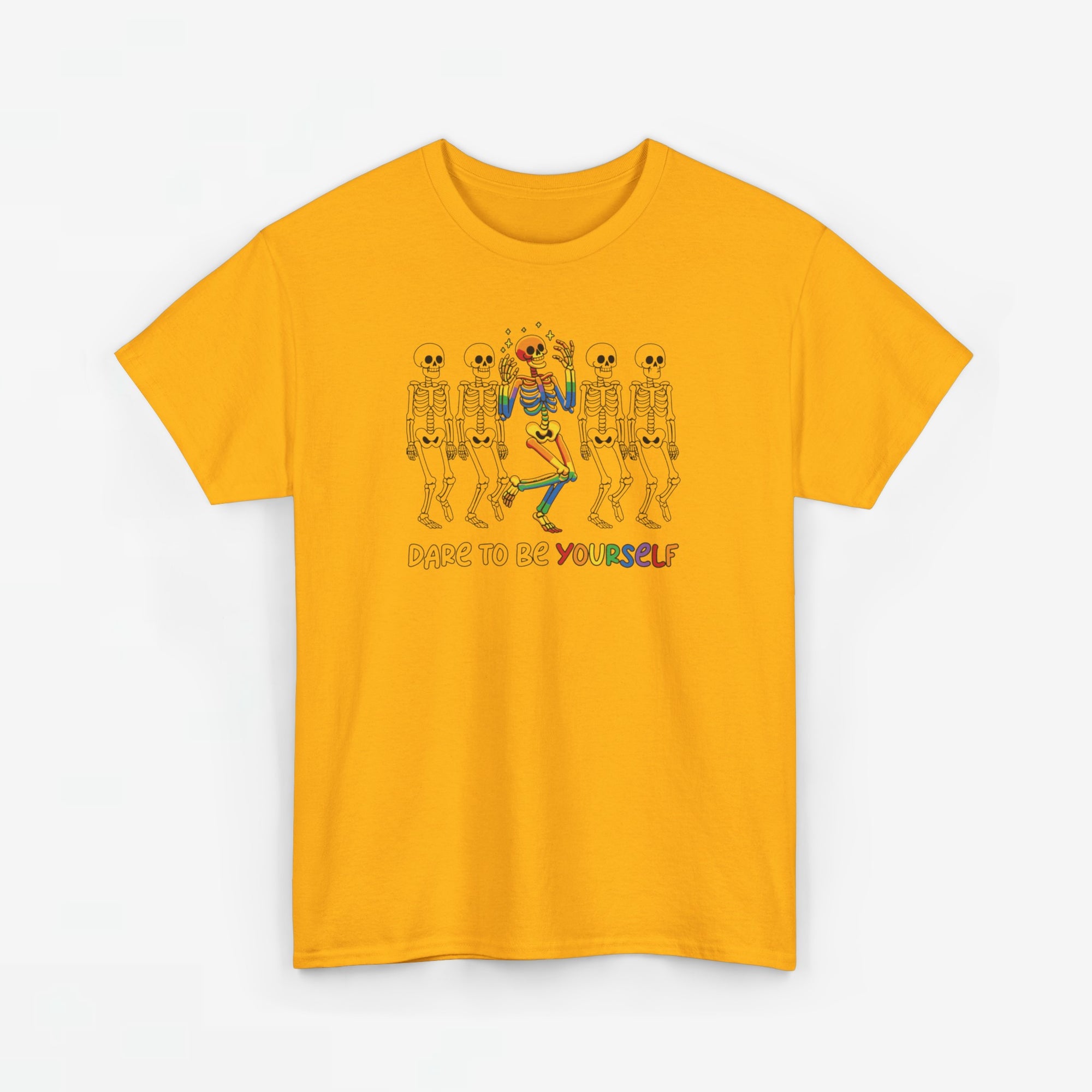 Gay Pride T-shirt - Dare To Be Yourself - Oversized #11