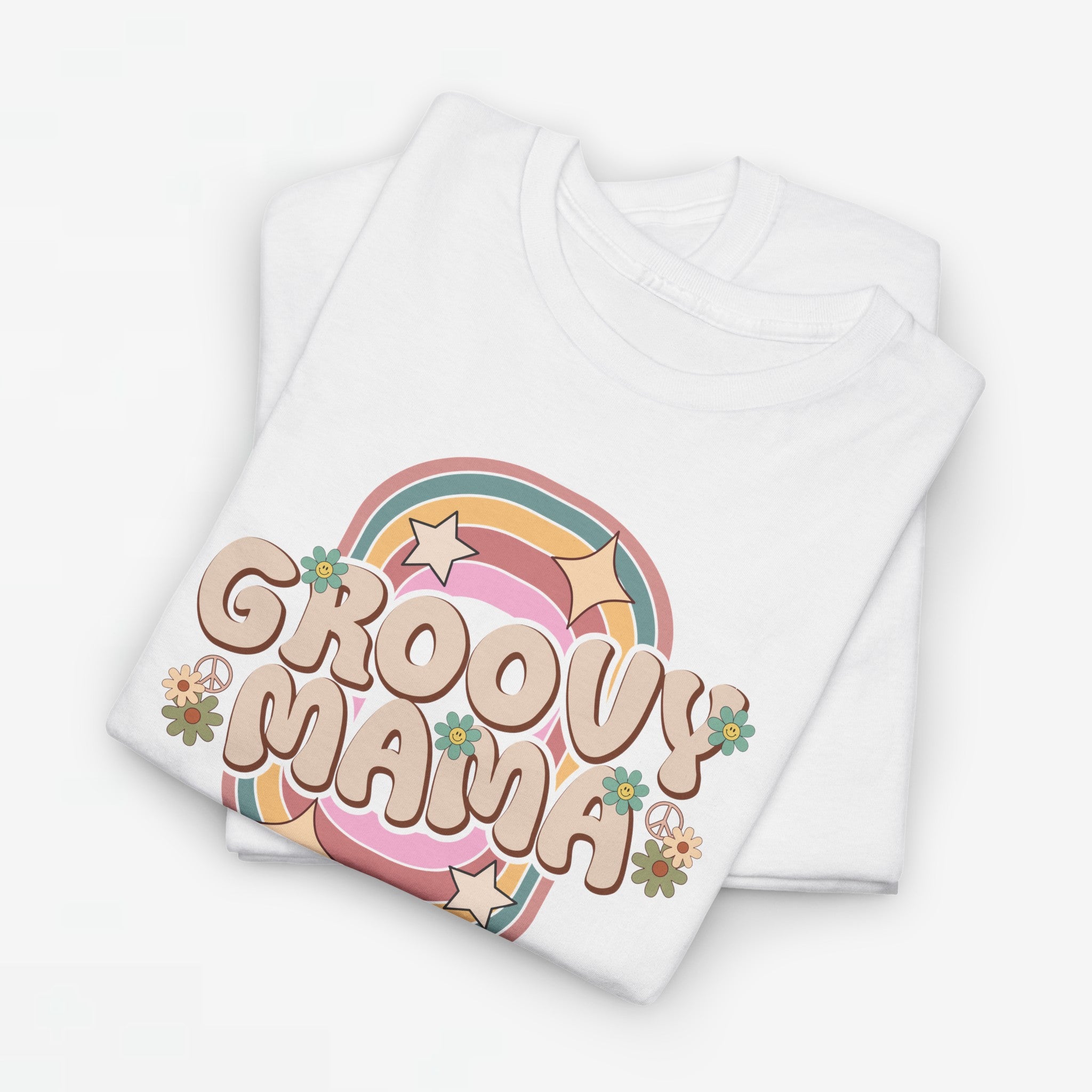 Moederdag Mama Cadeau - T-shirt - Groovy Mama - Oversized - #45
