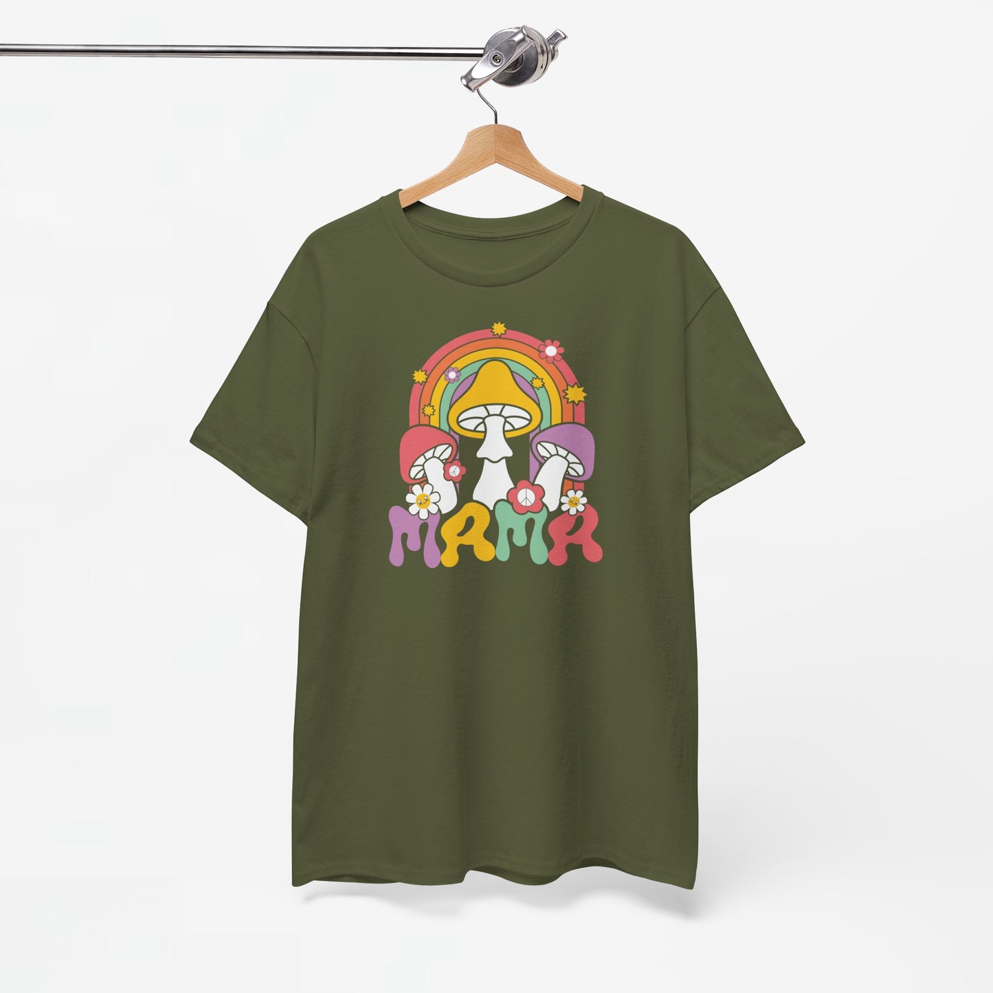 Moederdag Mama Cadeau - T-shirt - Mama Mushroom - Oversized - #36