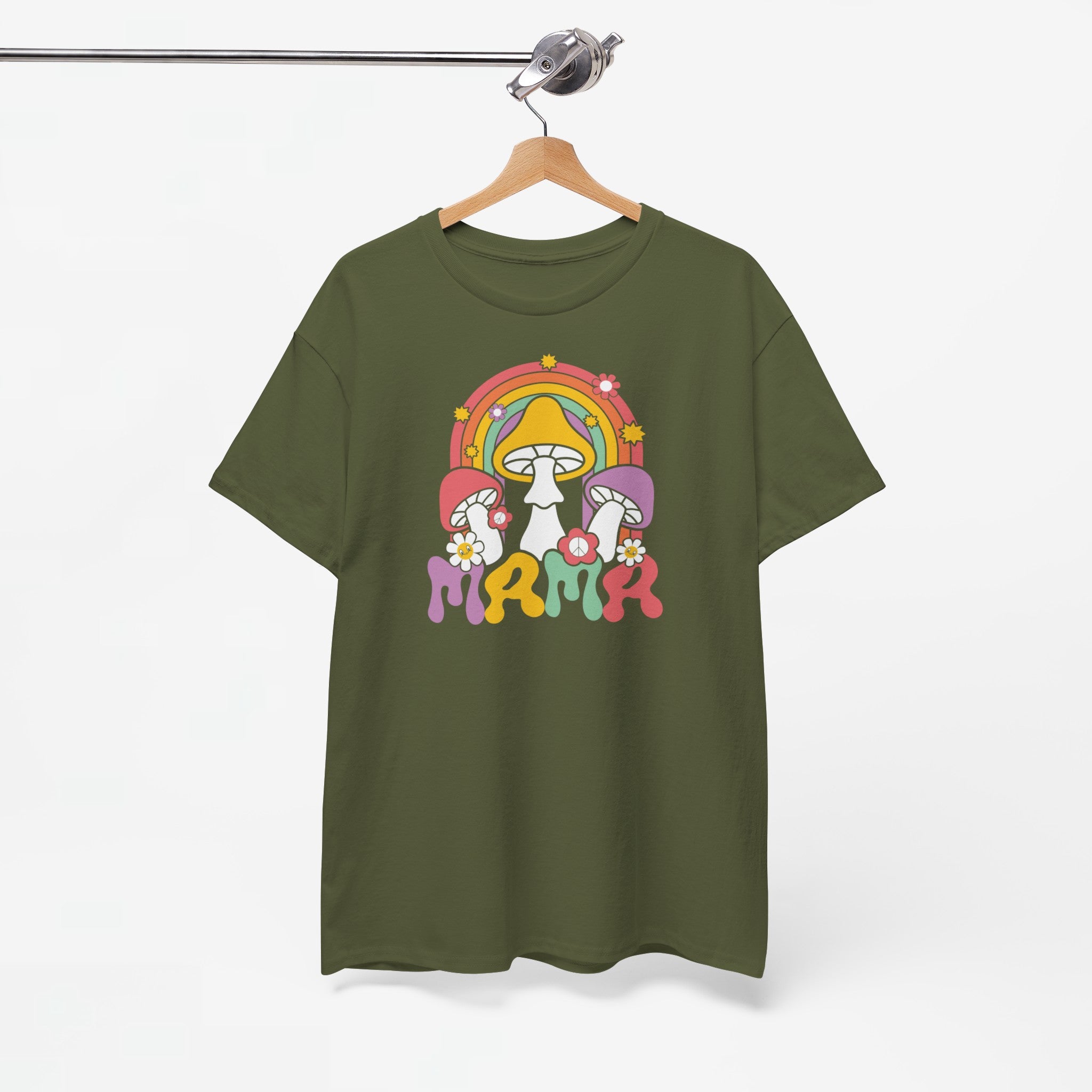 Moederdag Mama Cadeau - T-shirt - Mama Mushroom - Oversized - #36