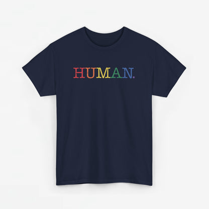 Gay Pride T-shirt - Regenboog Human - Oversized #1