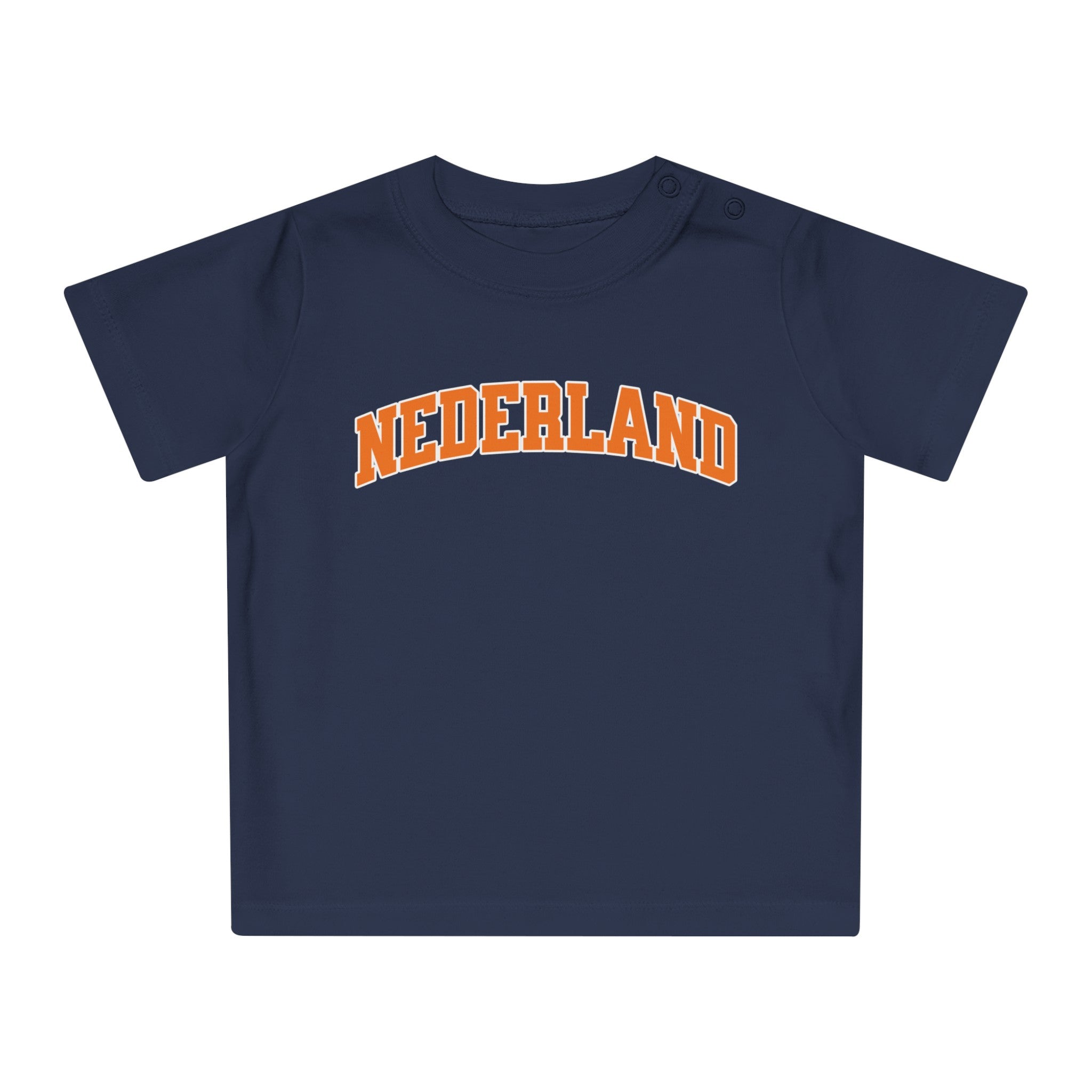 Baby T-shirt voor EK, WK en Koningsdag - NEDERLAND