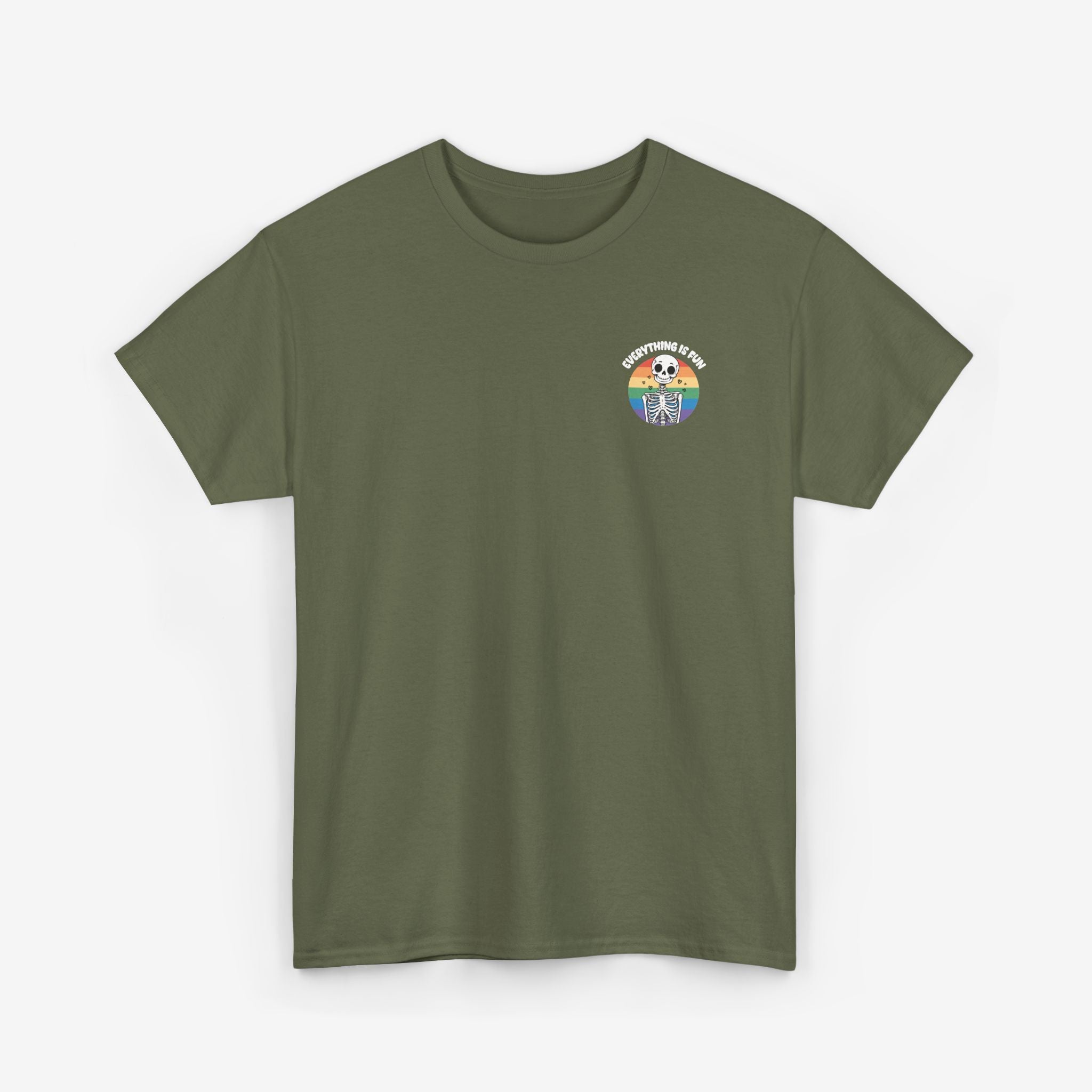 Gay Pride T-shirt - Skelet Everything is Fun | SkrrtShirt