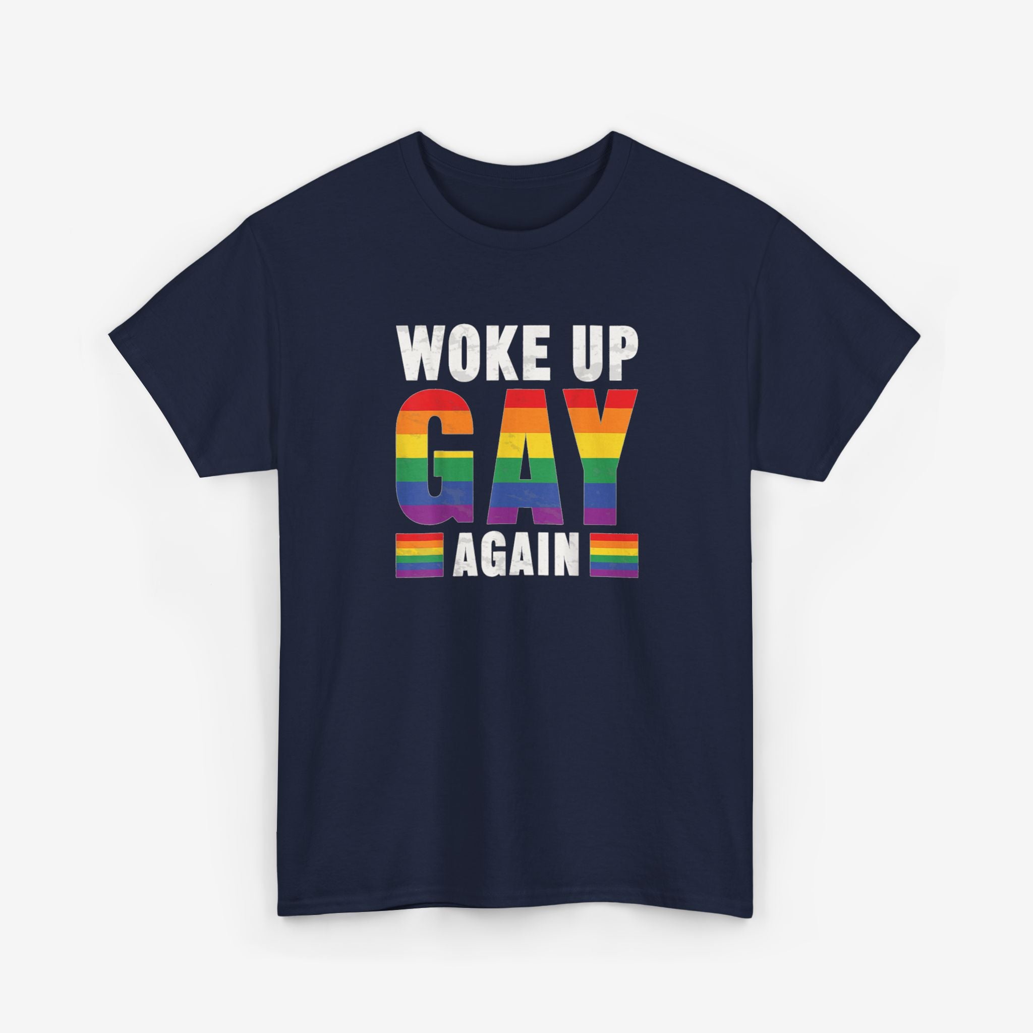 Gay Pride T-shirt - Woke Up Gay Again | SkrrtShirt