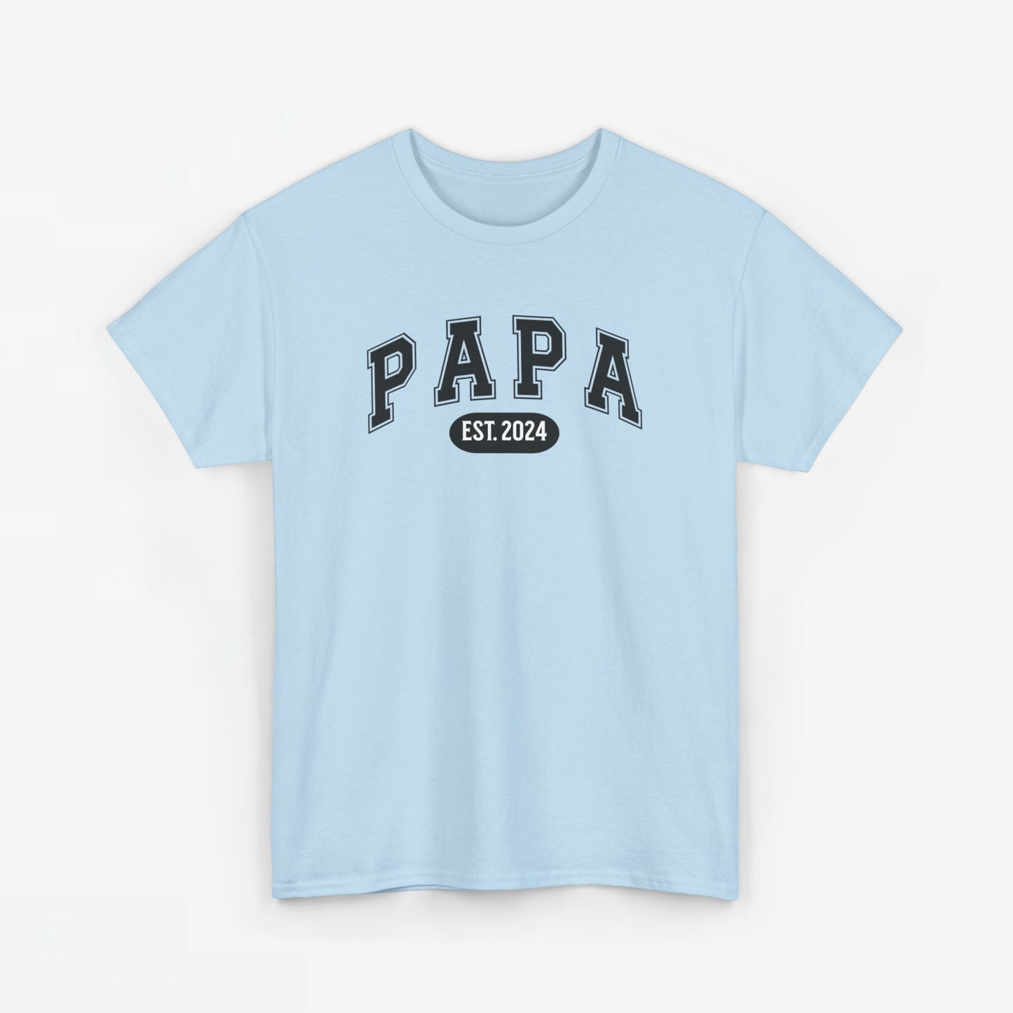 Gepersonaliseerde Vaderdag Papa Cadeau - T-shirt - Papa - EST [Jaar]