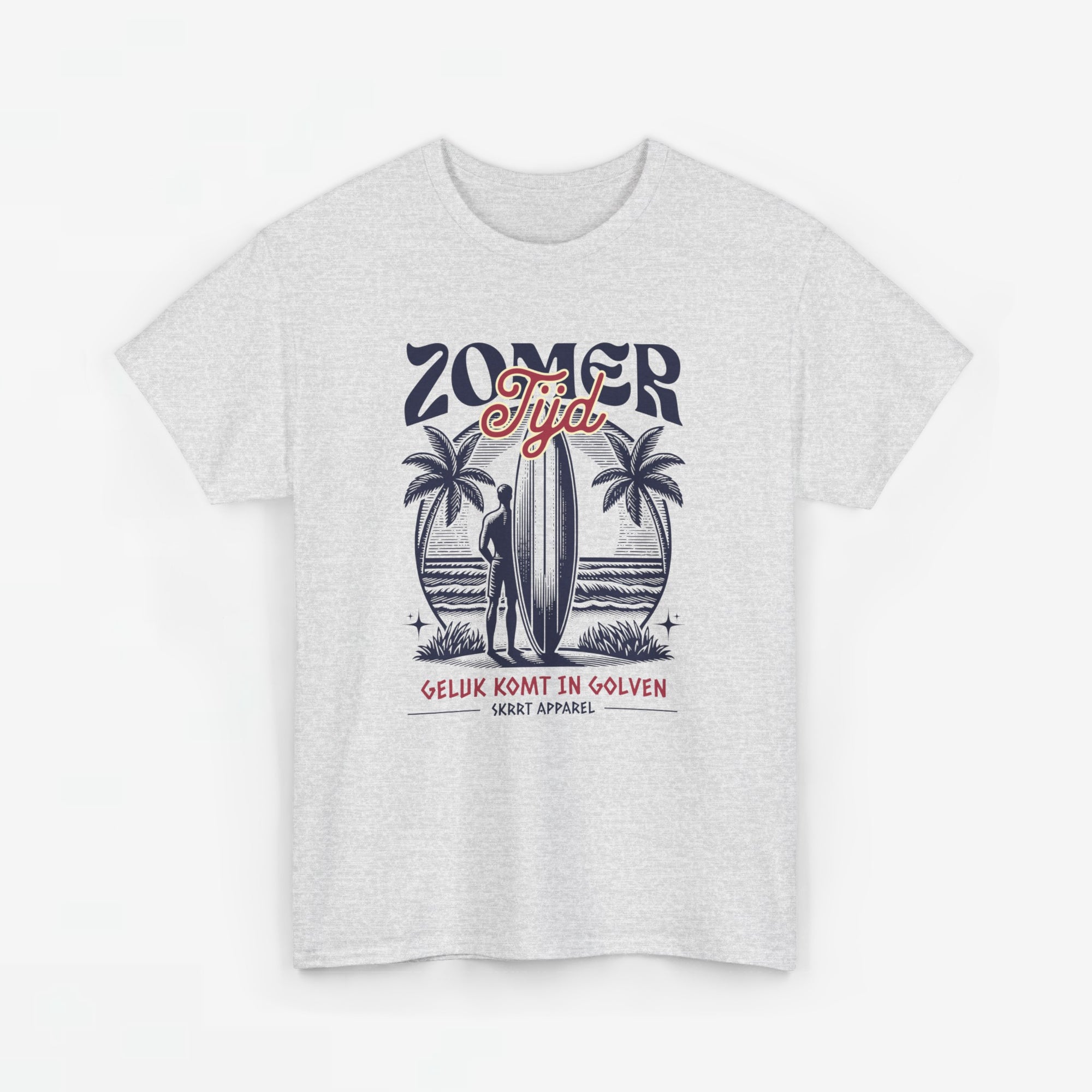 Heren Zomer Oversized T-shirt met print - Zomer Tijd