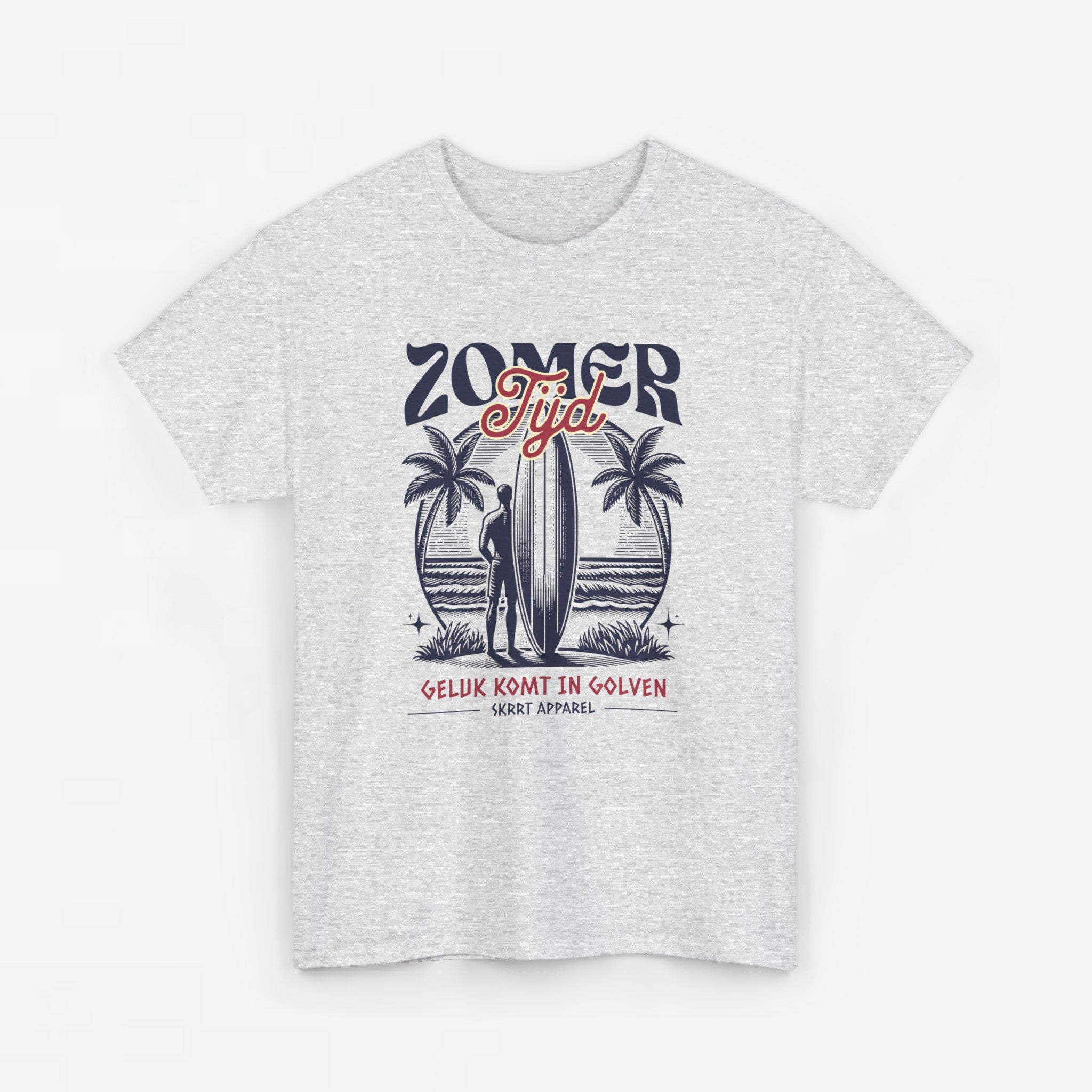 Heren Zomer Oversized T-shirt met print - Zomer Tijd
