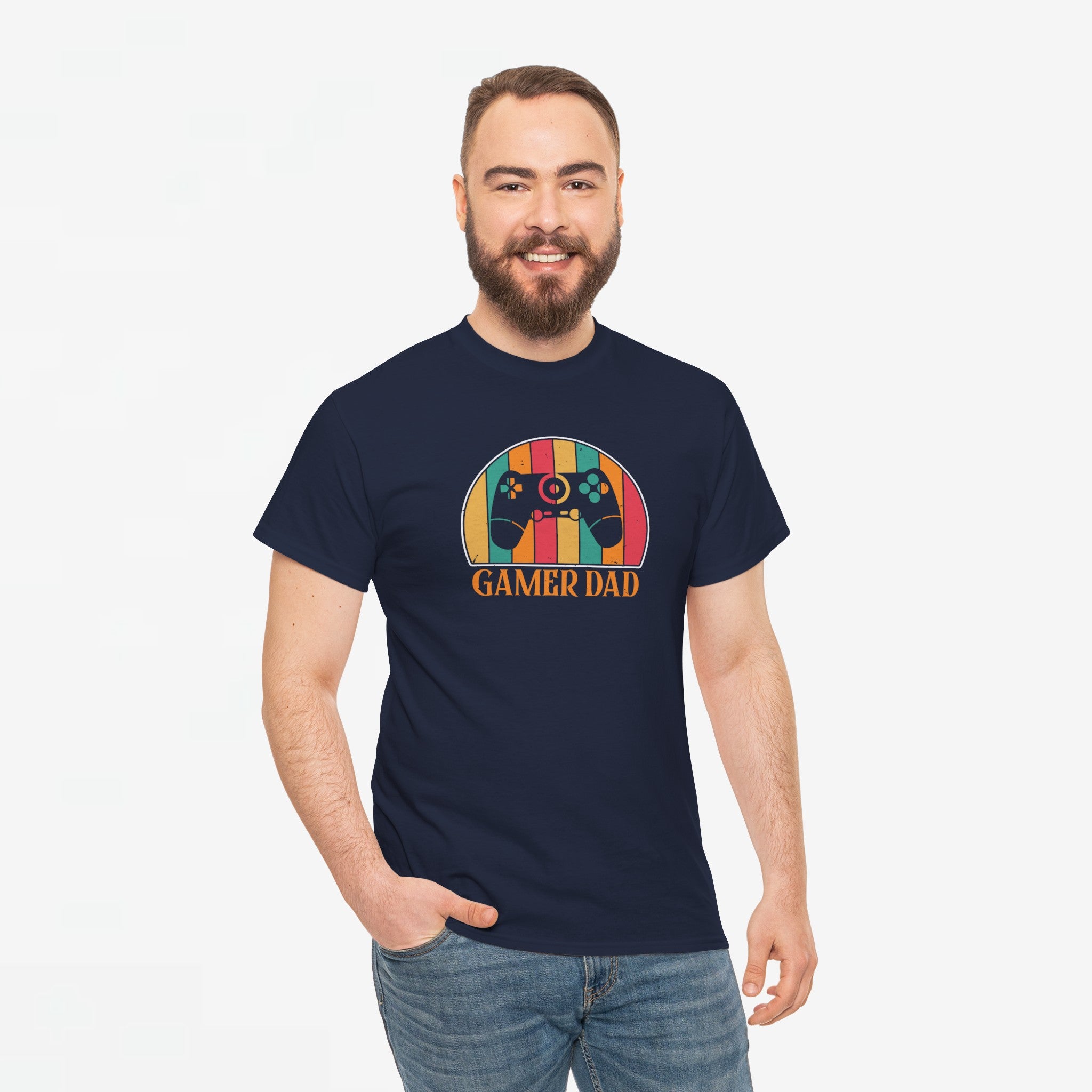Vaderdag Papa Cadeau - T-shirt - Gamer Dad - Oversized #36