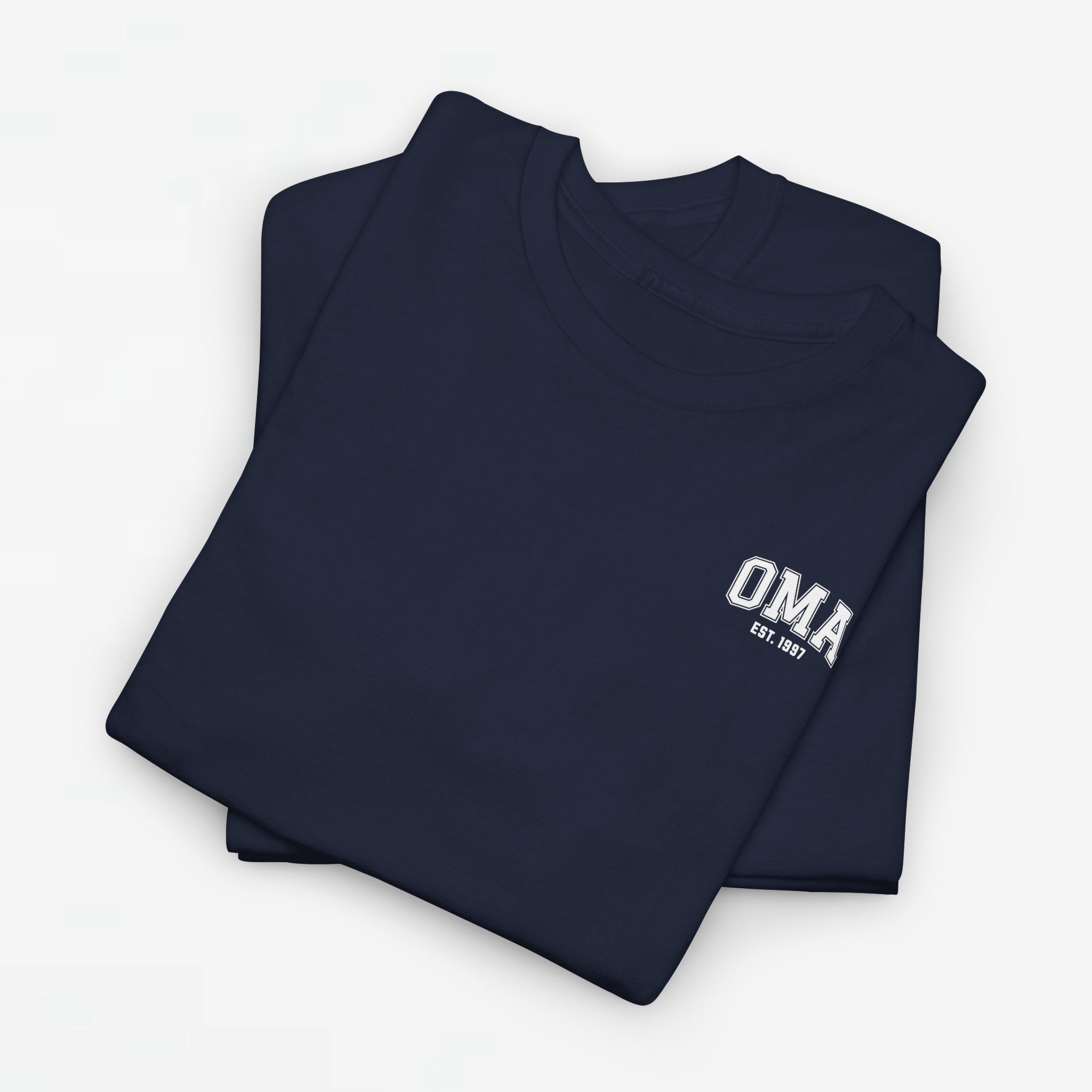 Gepersonaliseerde Moederdag Mama Cadeau - T-shirt - OMA kleine print - EST [Jaar]