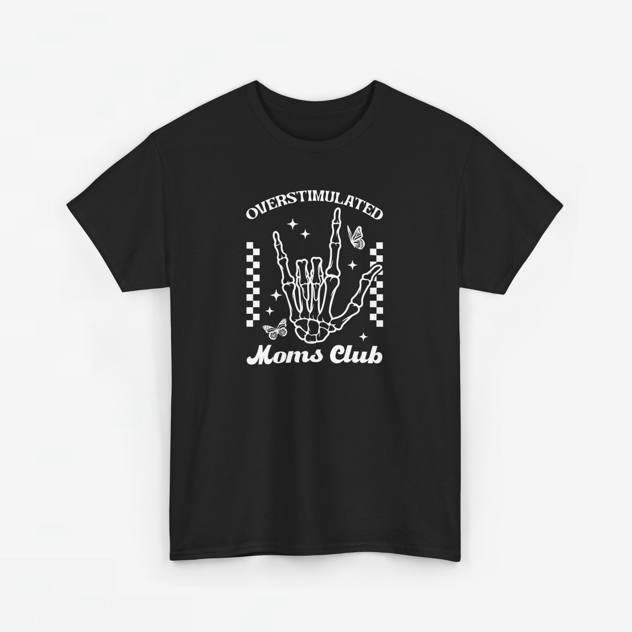 Moederdag Mama Cadeau - T-shirt - Overstimulated Moms Club - Oversized - #47
