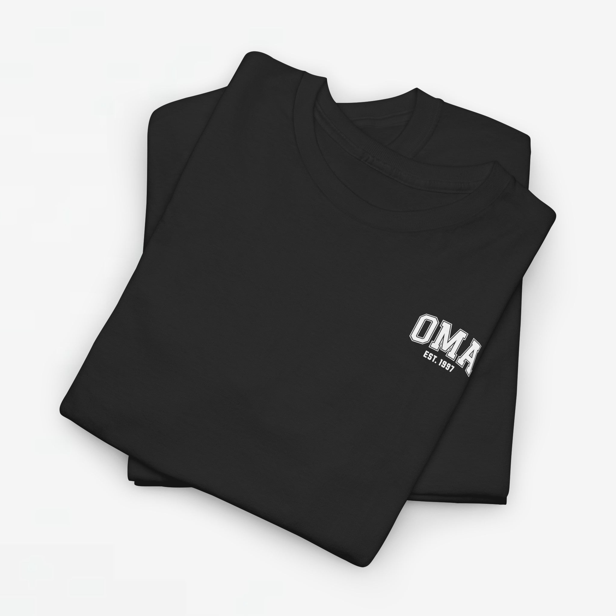 Gepersonaliseerde Moederdag Mama Cadeau - T-shirt - OMA kleine print - EST [Jaar]