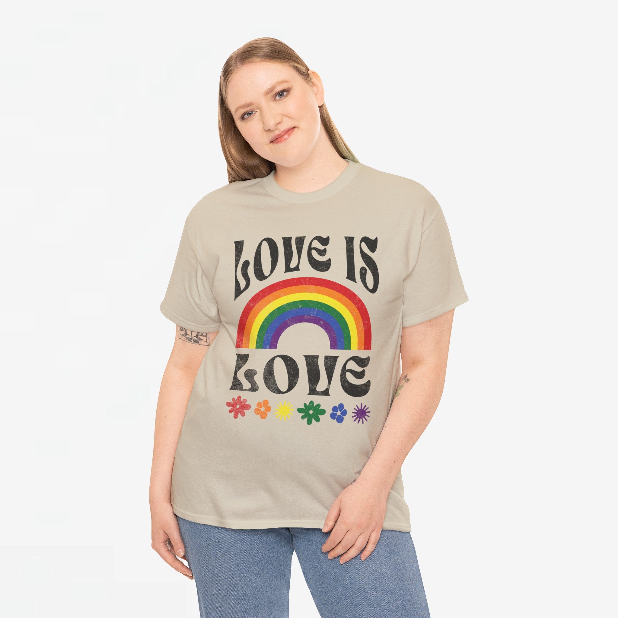 Gay Pride T-shirt - Love is love- Oversized #53