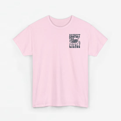 Zomer T-shirt voor Dames - Skrrtshirt Zomervakantie Oversized Tee #11 - Respect the locals