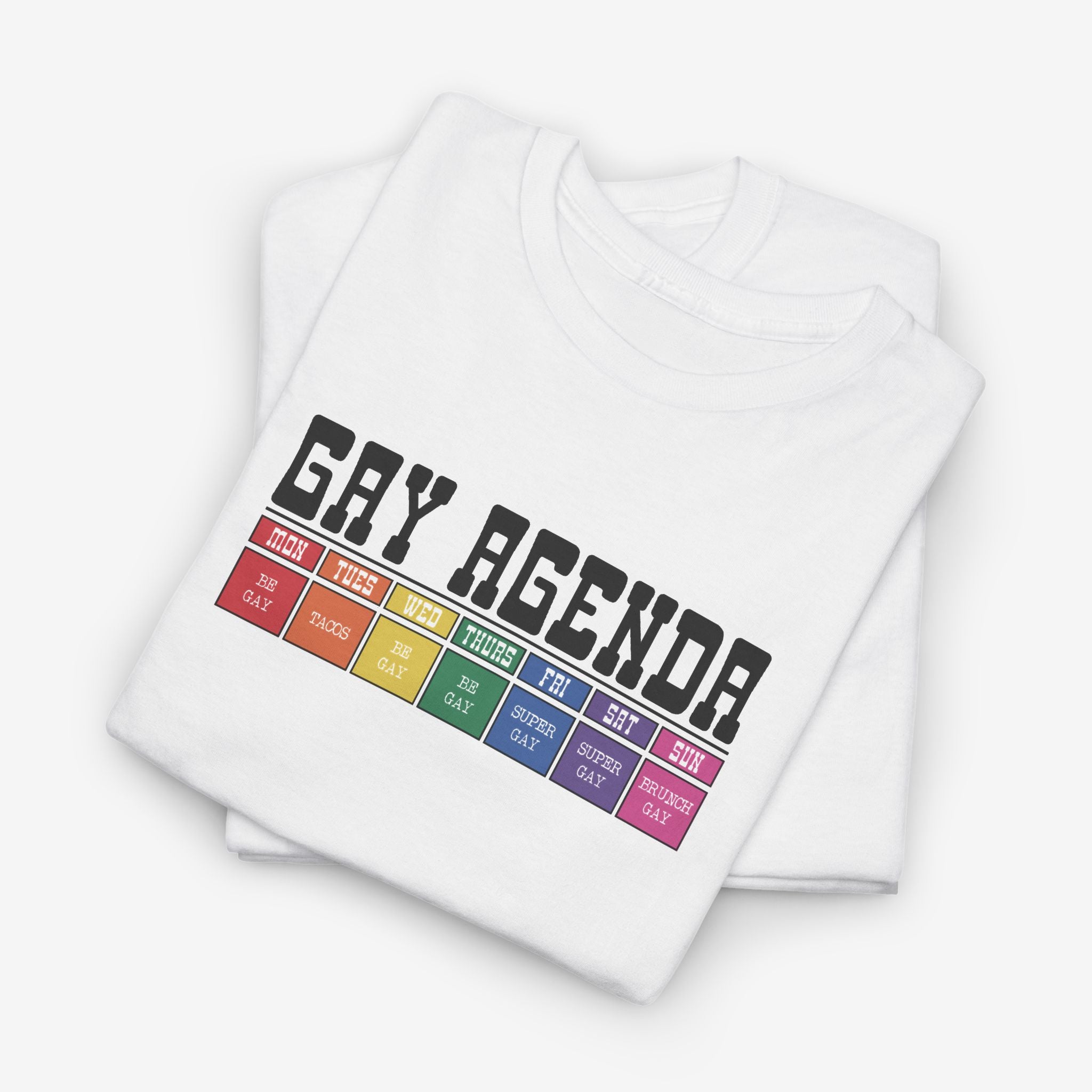 Gay Pride T-shirt - Gay Agenda | SkrrtShirt