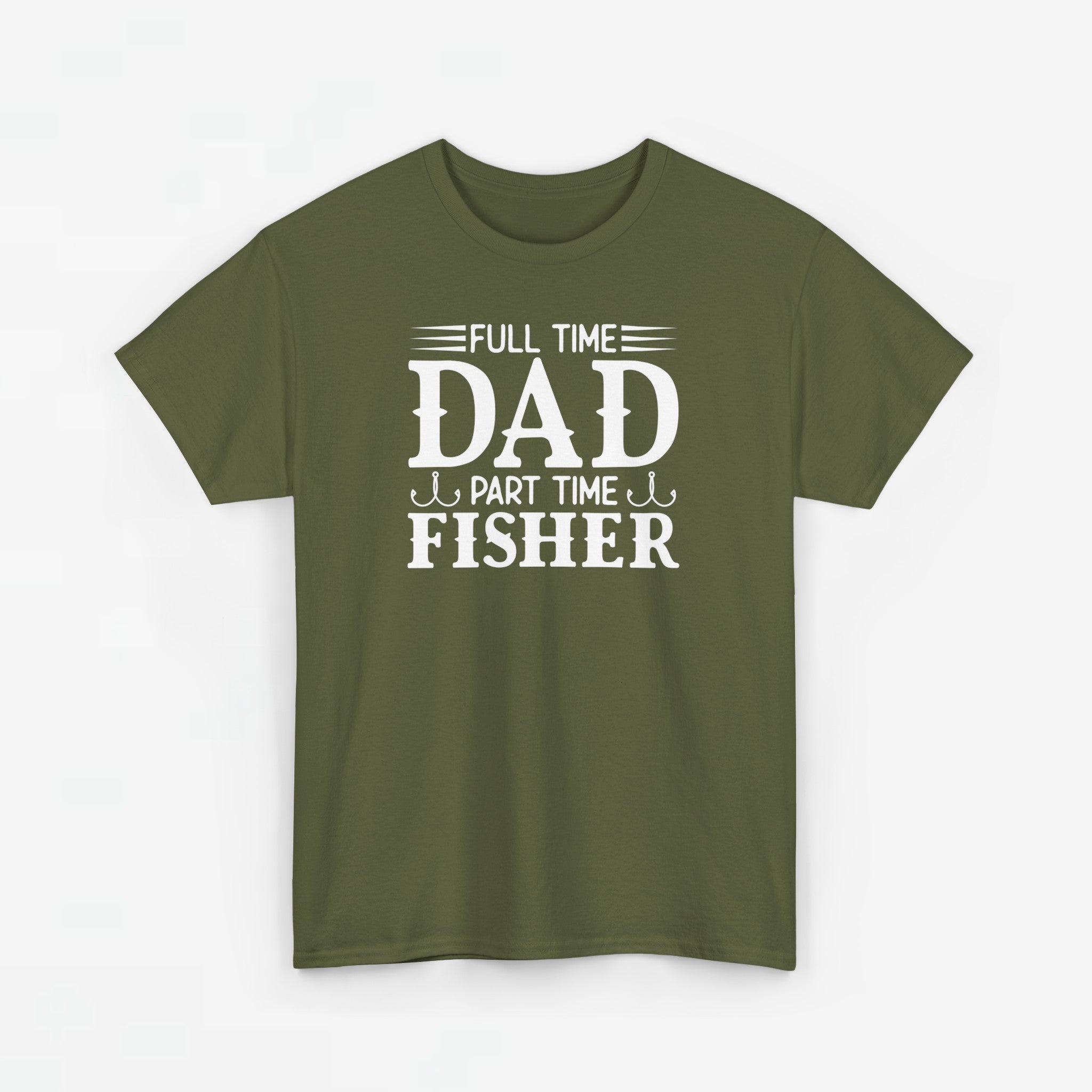 Vaderdag Papa Cadeau - T-shirt - Full Time Dad, Part Time Fisher - Oversized #11