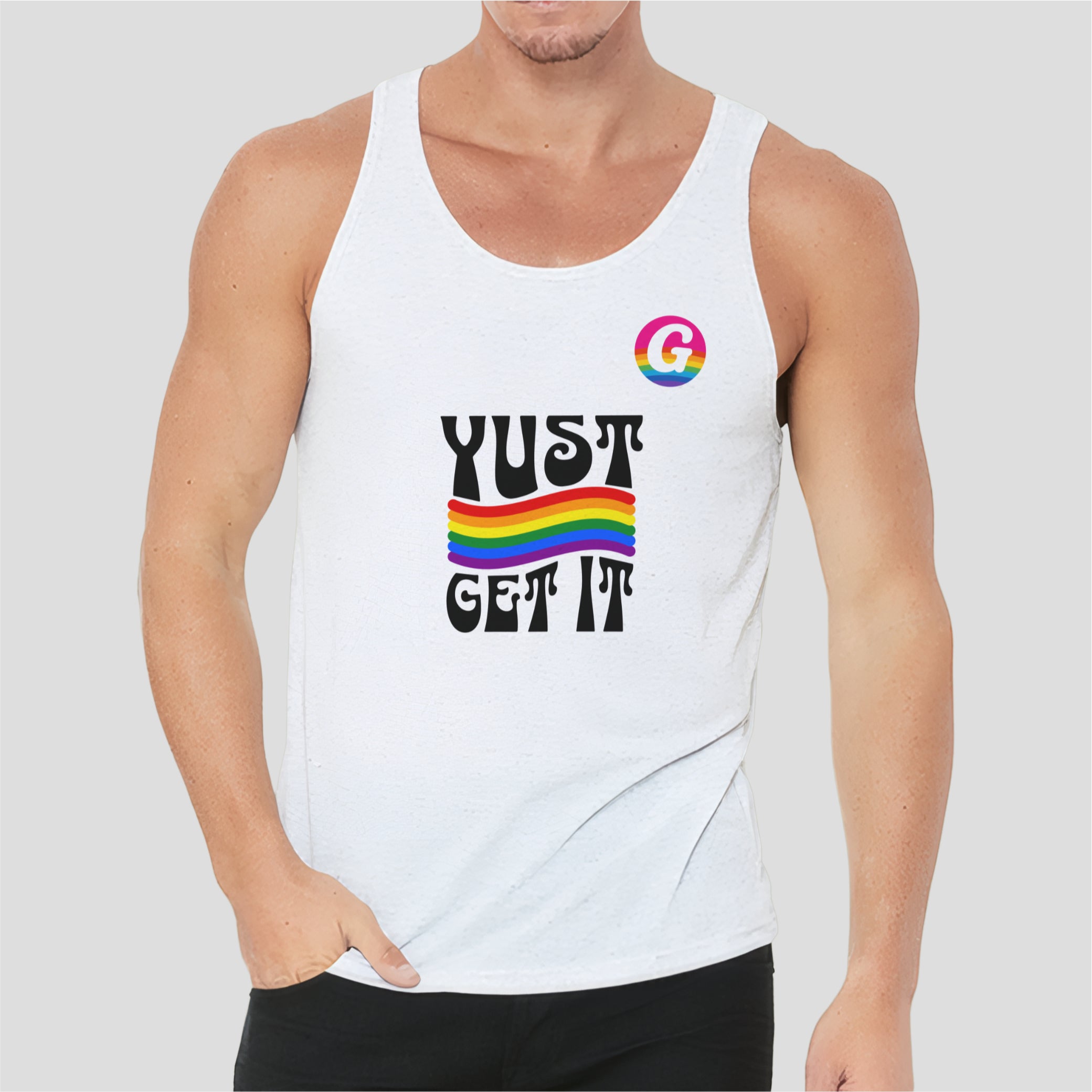 Yust Get It T-Shirt – GayGranCanarias Collab | SkrrtShirt
