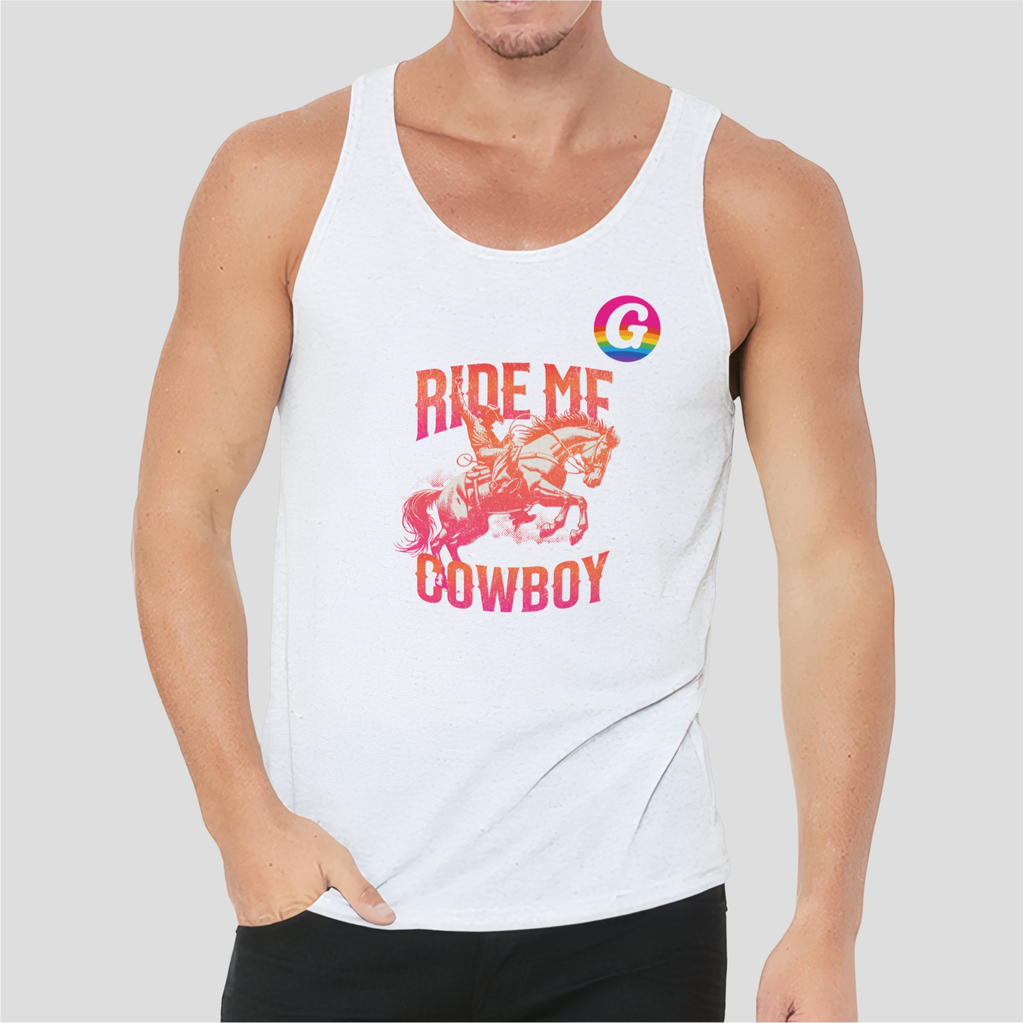 Ride Me Cowboy T-Shirt – GayGranCanarias Collab | SkrrtShirt
