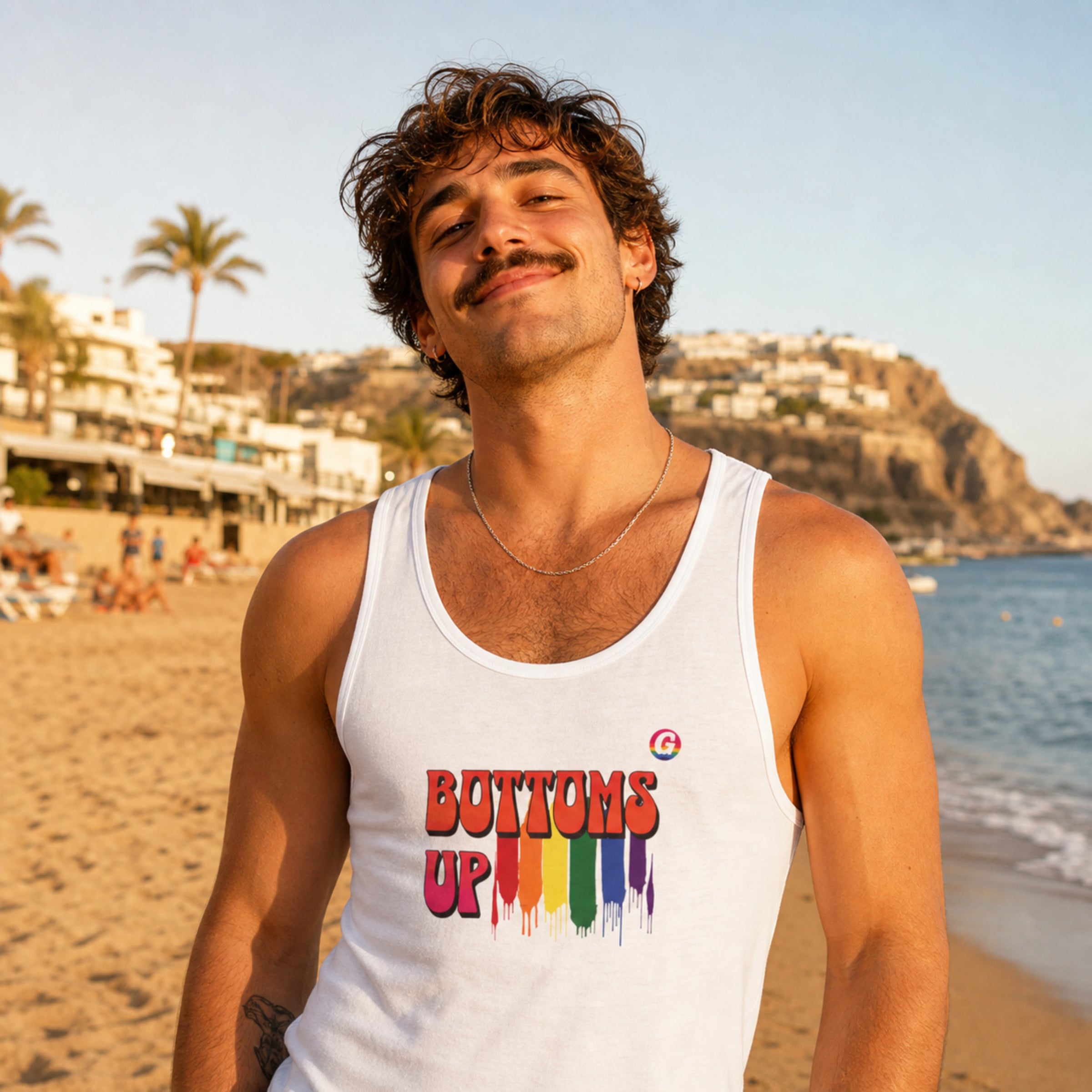 Bottoms Up T-Shirt – GayGranCanarias Collab | SkrrtShirt